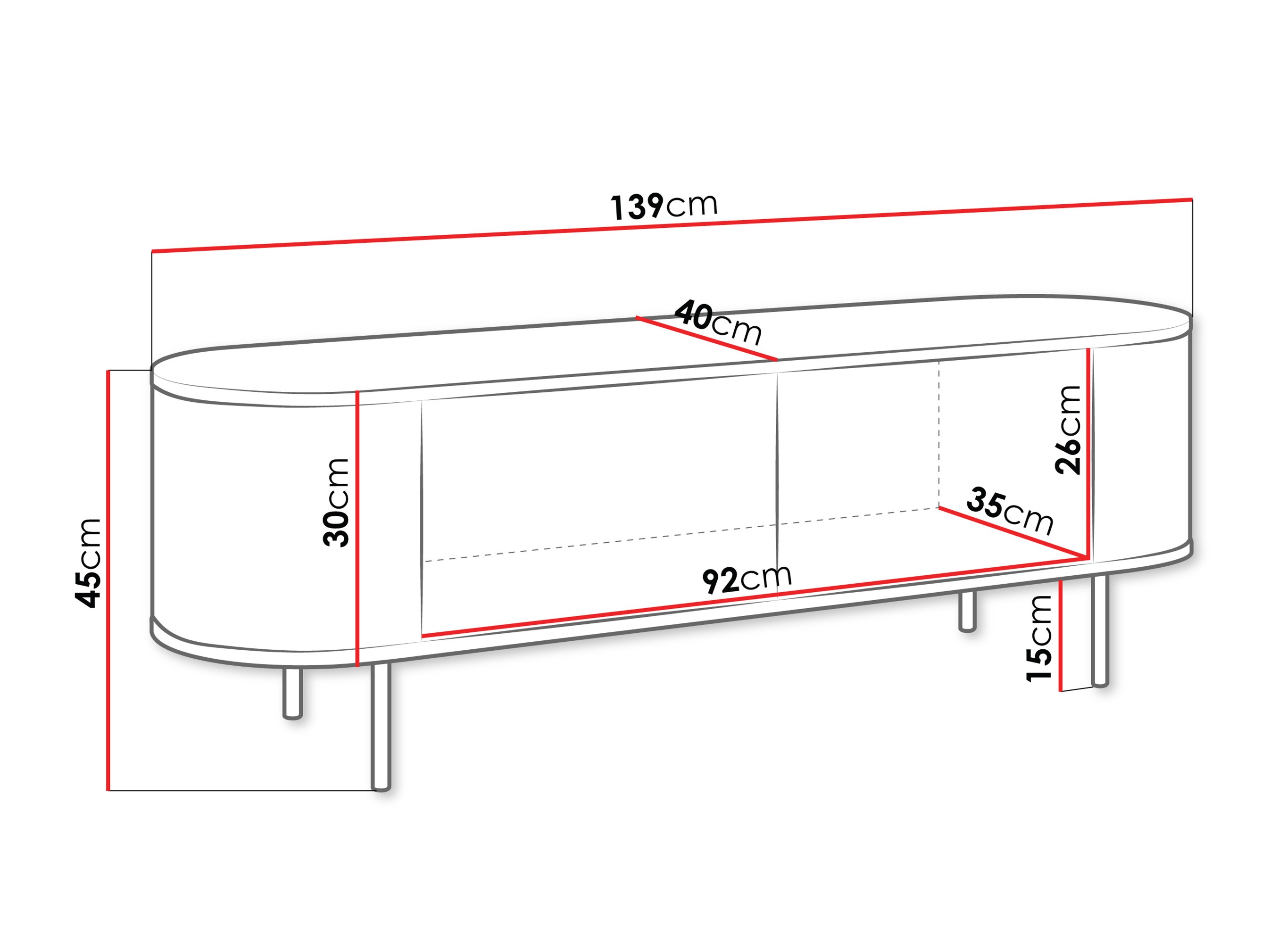 TV galds Comfivo Livtena (Balts marmors + Zelta)
