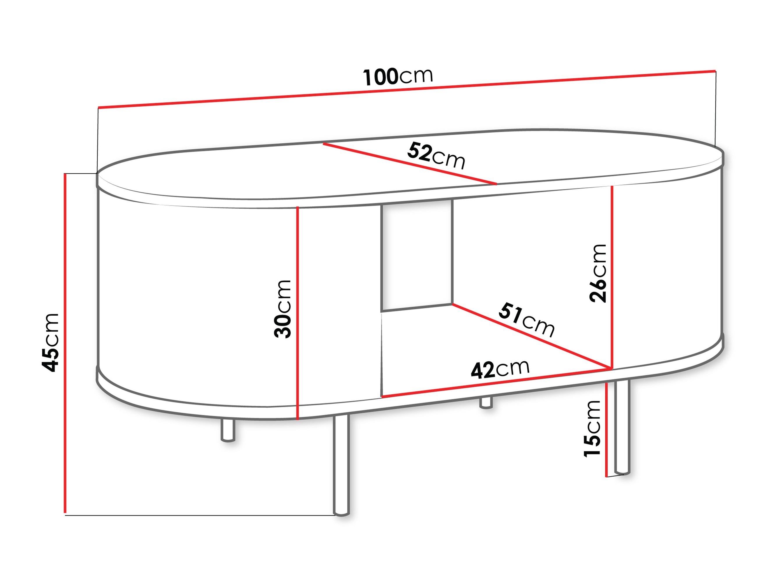 Журнальный столик Comfivo Livtena 104 (Белый мрамор + Золотой)