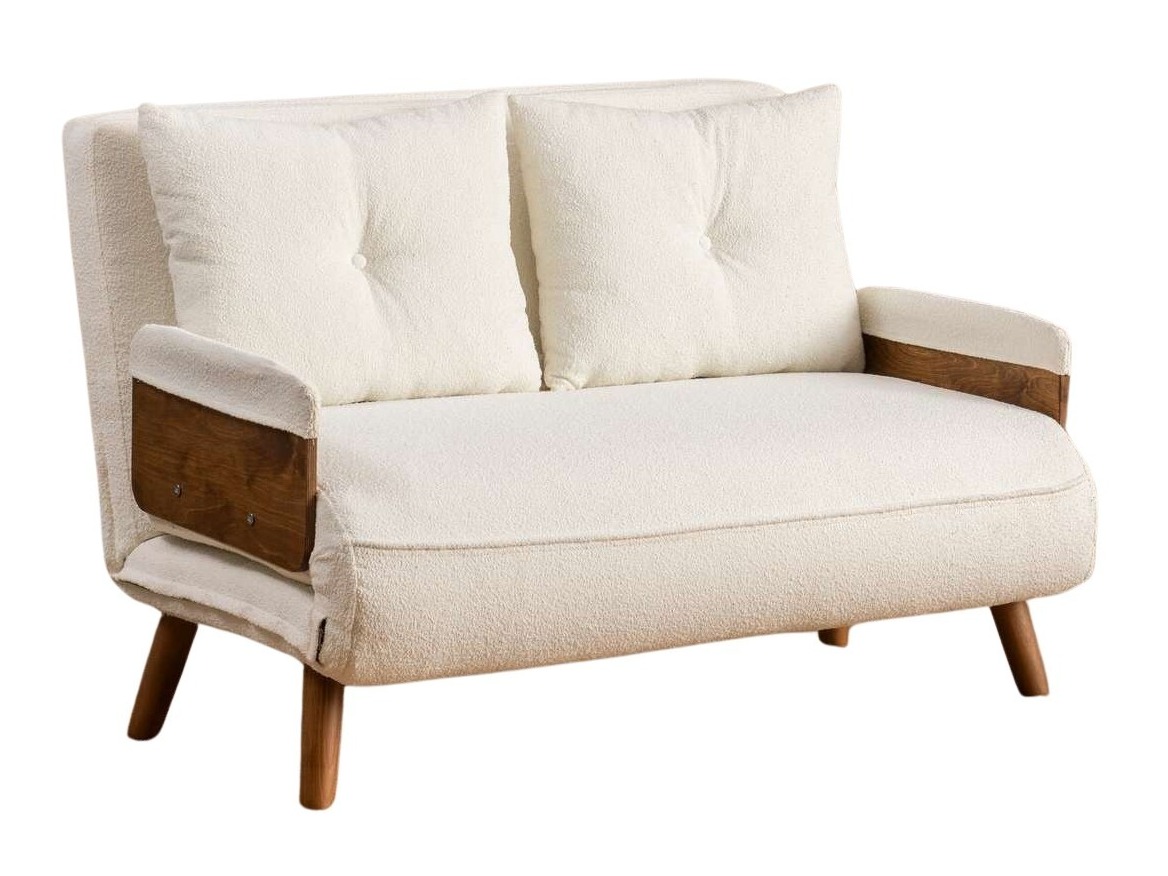 Dīvāns gulta Altadena 606 (Balts)