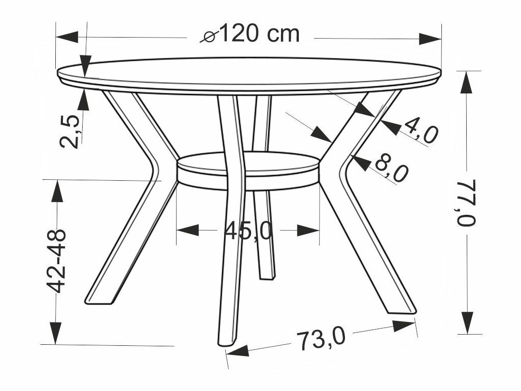 Ēdamistabas komplekts Houston 1985