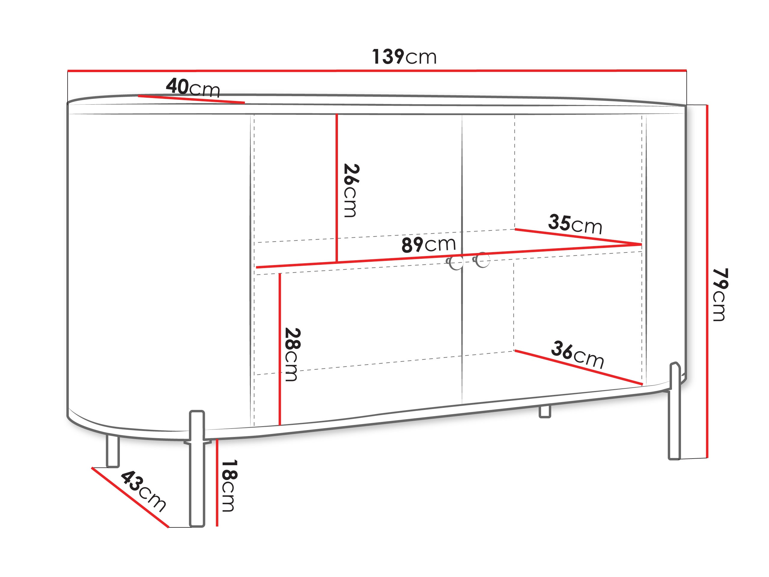 Skapis Comfivo Mirsoni
