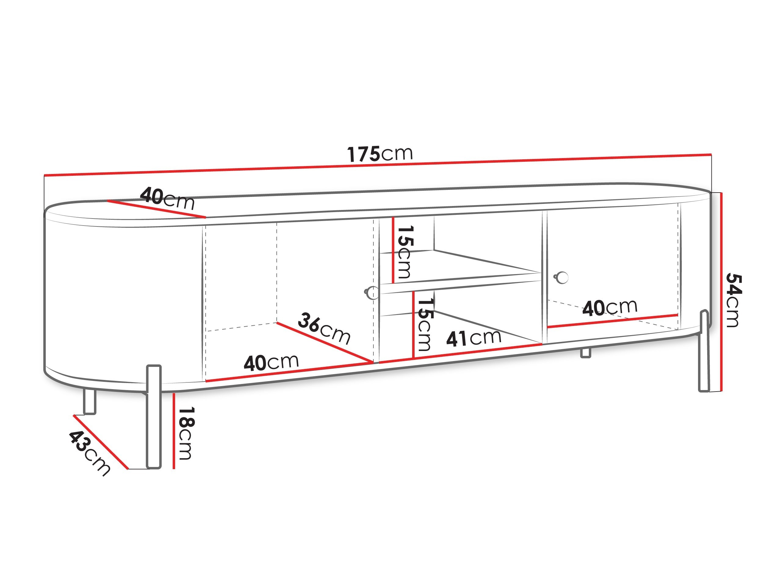 TV galds Comfivo Mirsoni 103