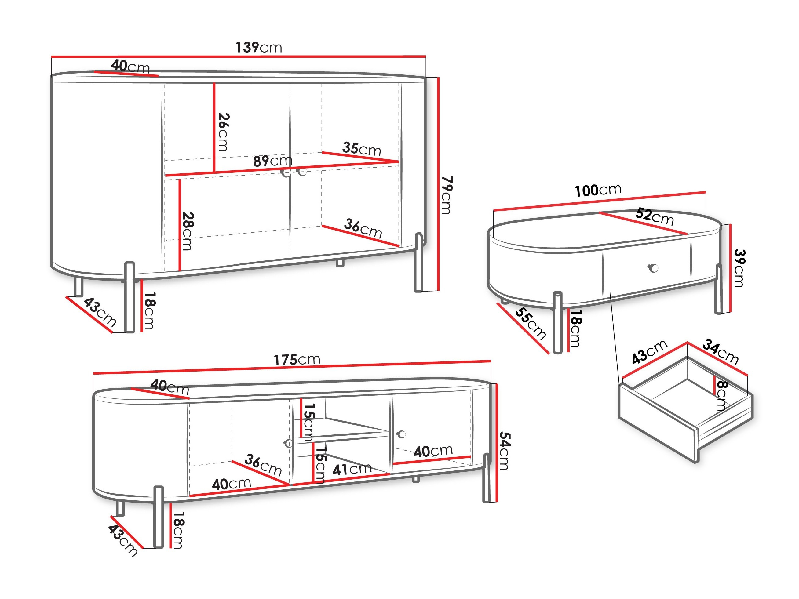 Viesistabas komplekts Comfivo Mirsoni II