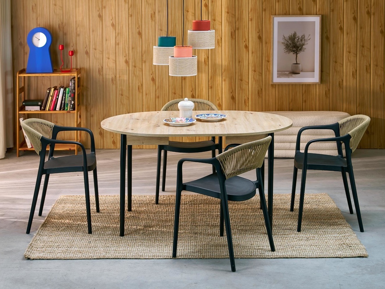 Galds Houston 1990 (Melns + Artisan ozols)