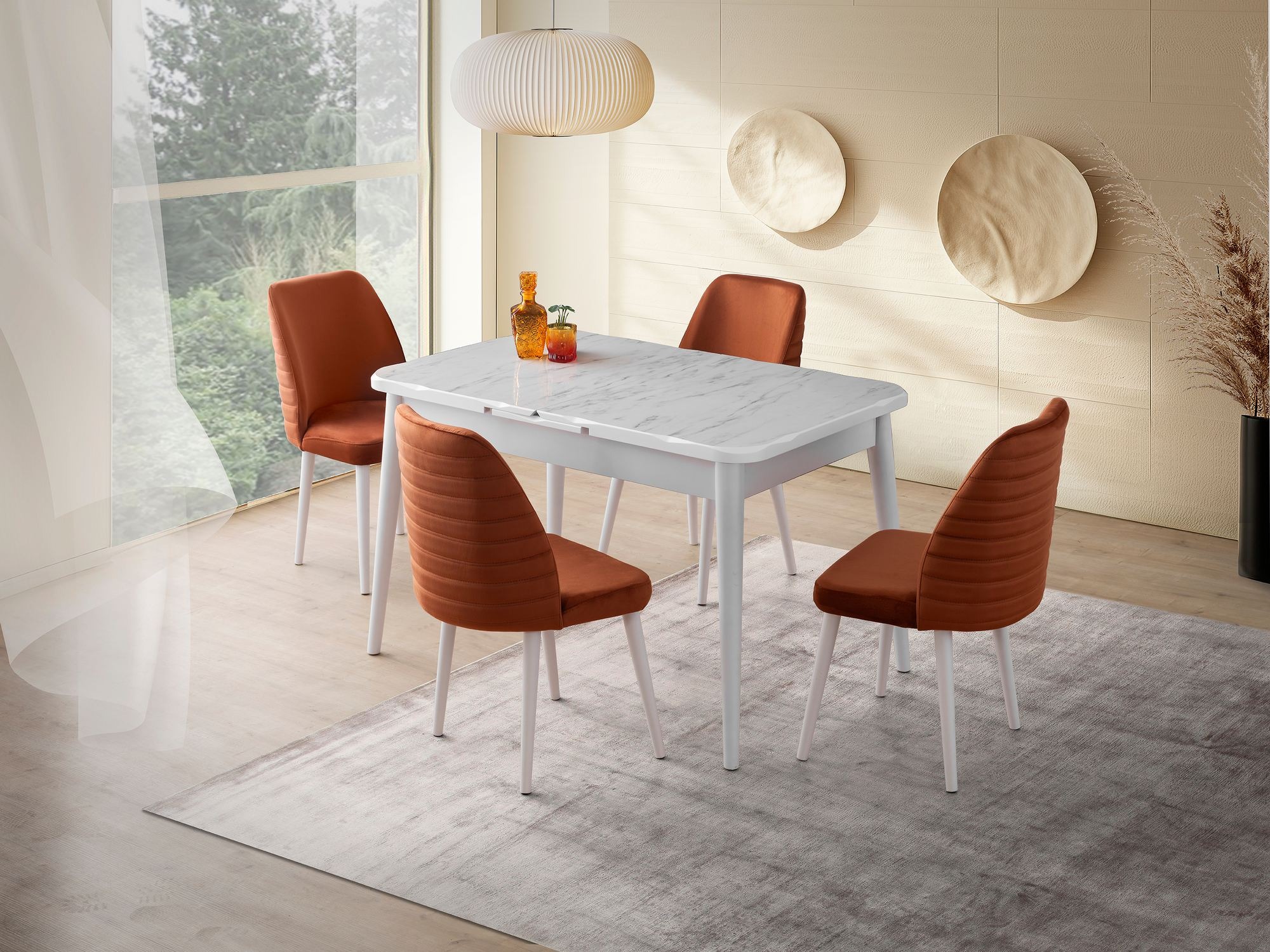 Galds Kailua 2620 (Balts marmors)