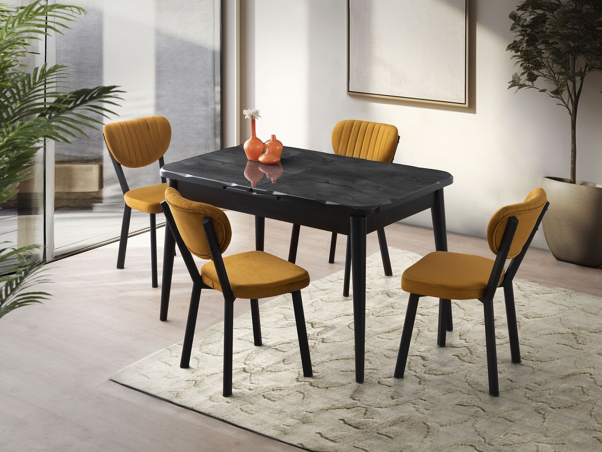 Galds Kailua 2620 (Melnais marmors)