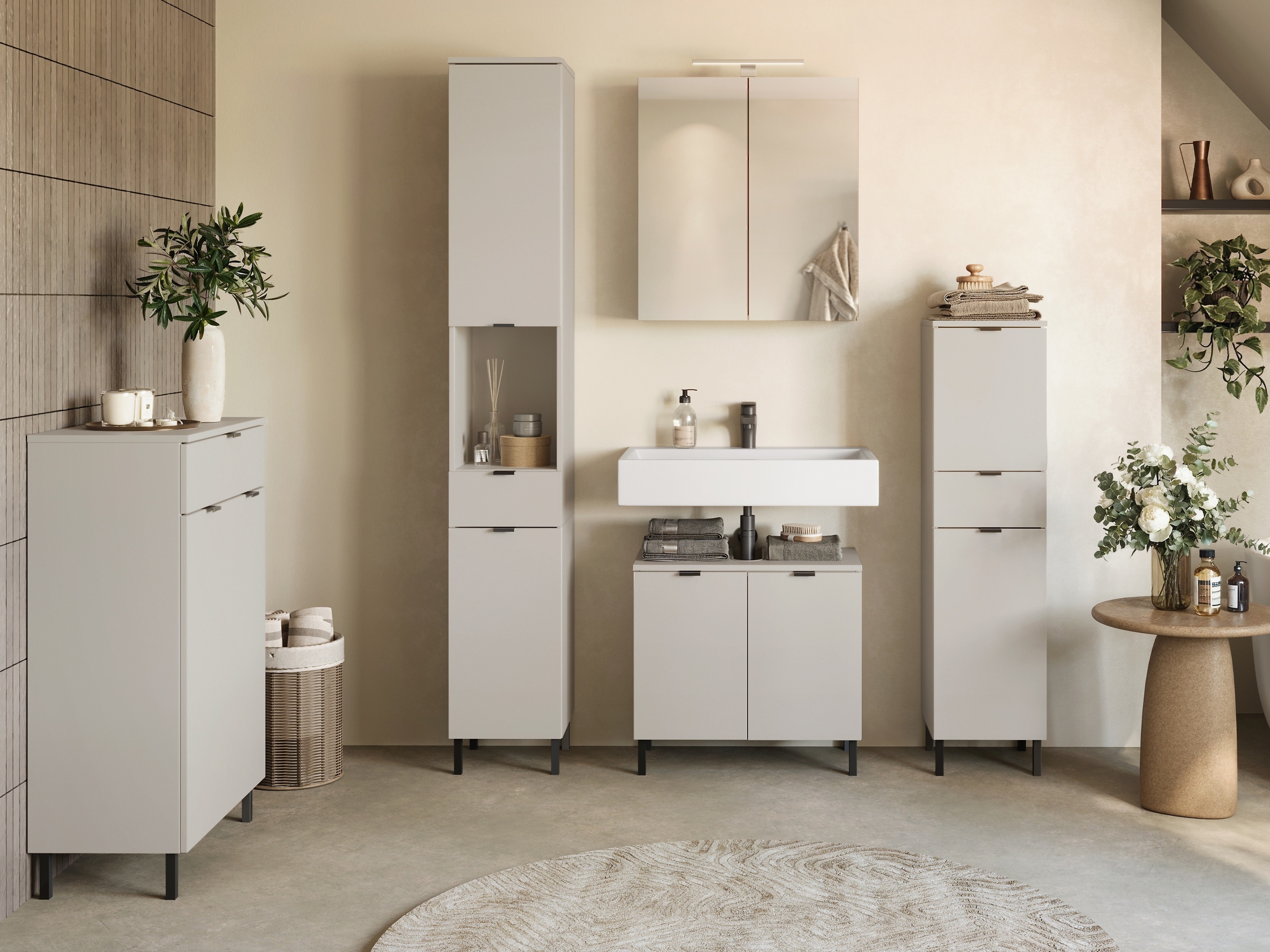 Hапольные шкафчик для ванной Felfere 105 (Кашемир)