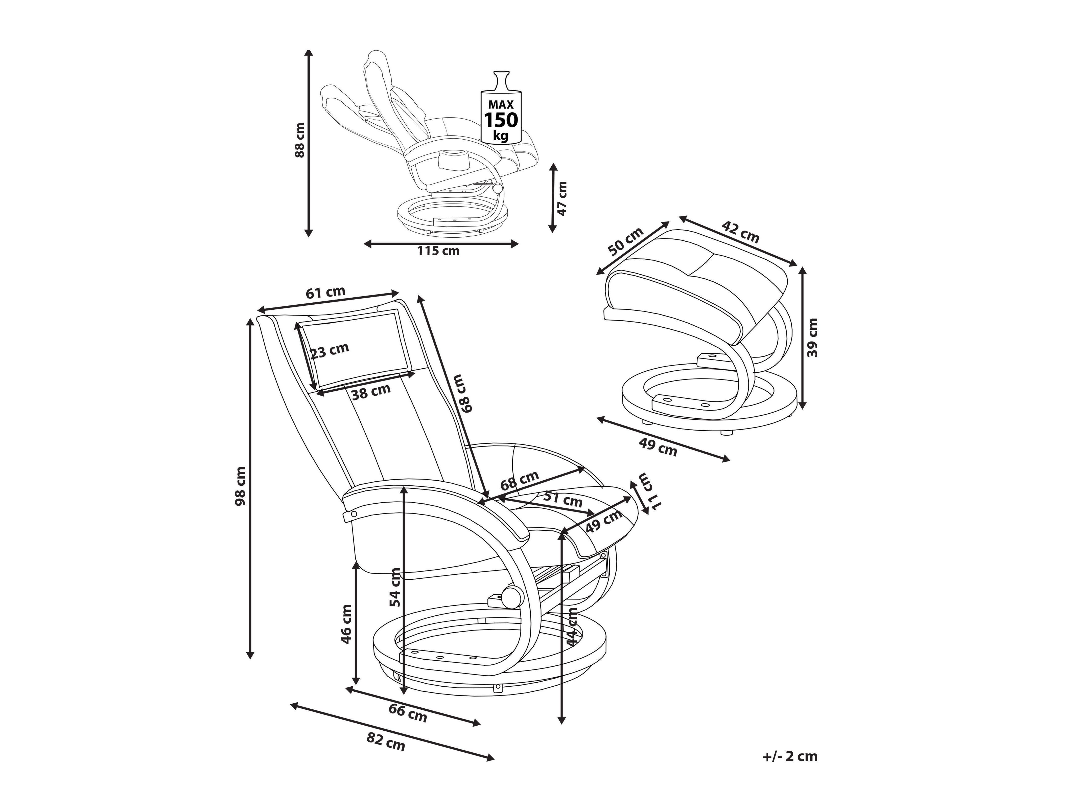 Кресло Berwyn 2736 (Светло-коричневый)