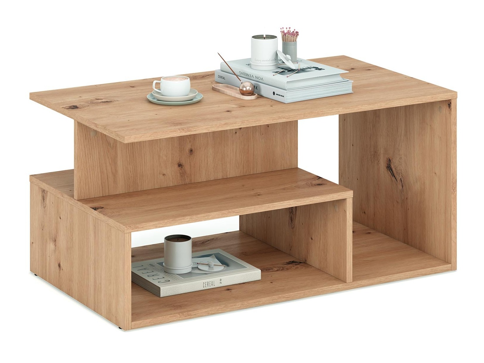 Žurnālu galdiņš Houston 1991 (Artisan ozols)