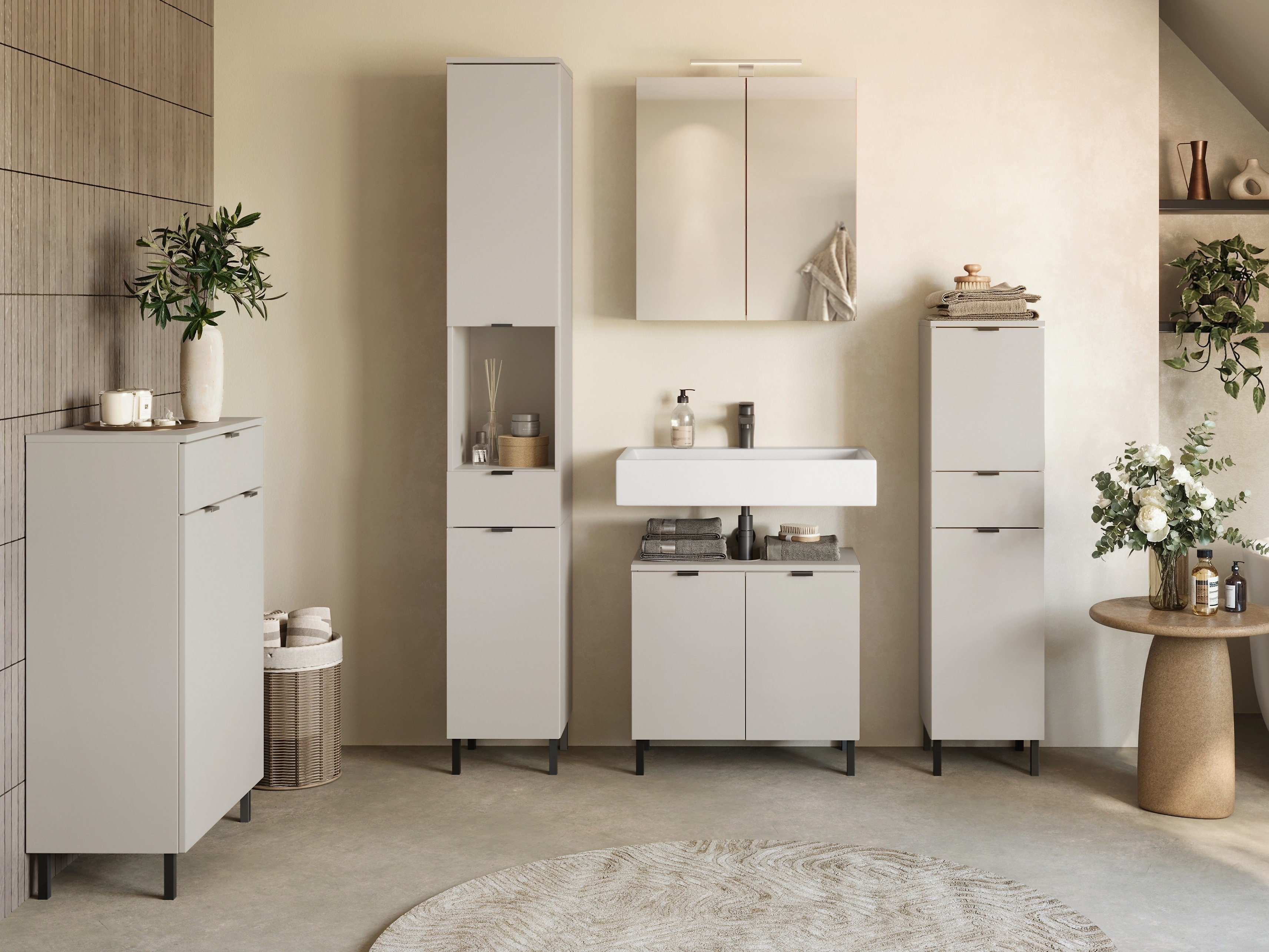 Hапольные шкафчик для ванной Felfere 101 (Кашемир)