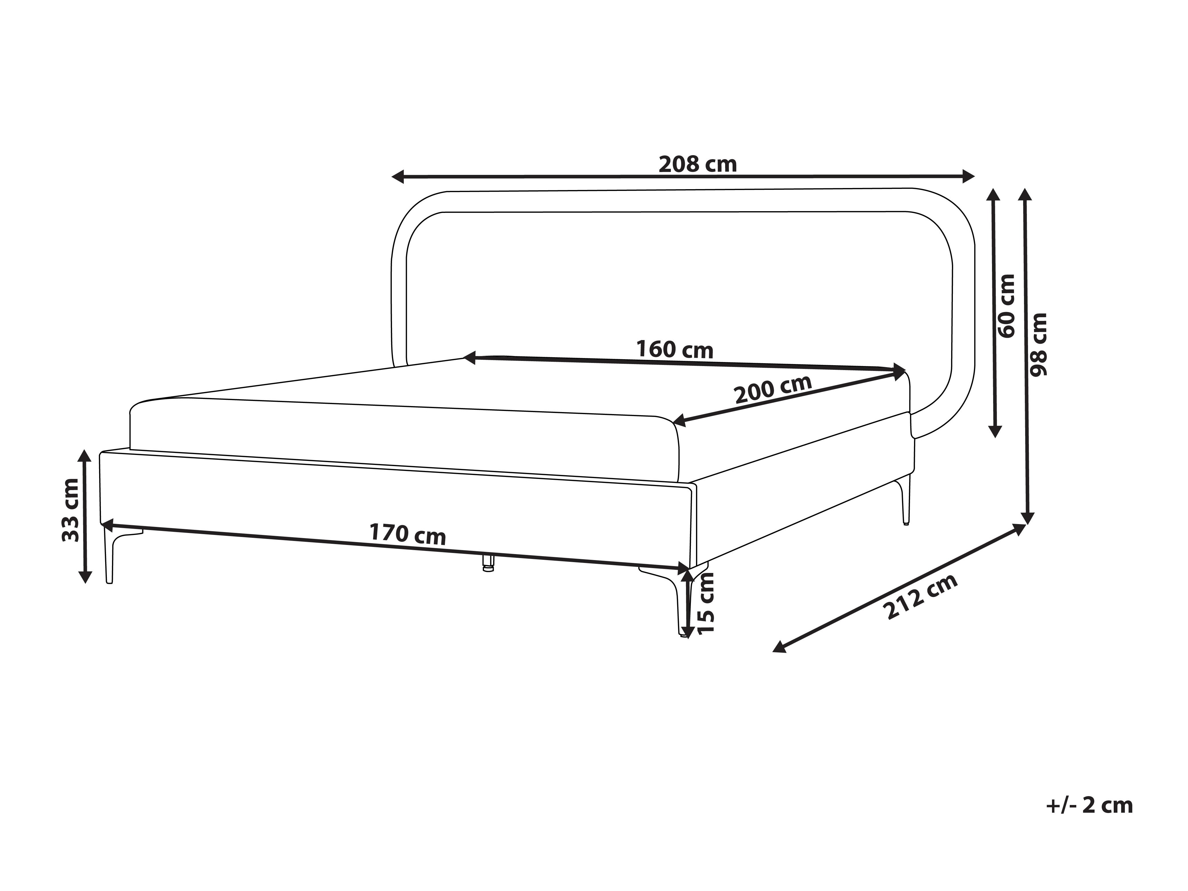 Кровать Berwyn 2027 (Светло-серый)