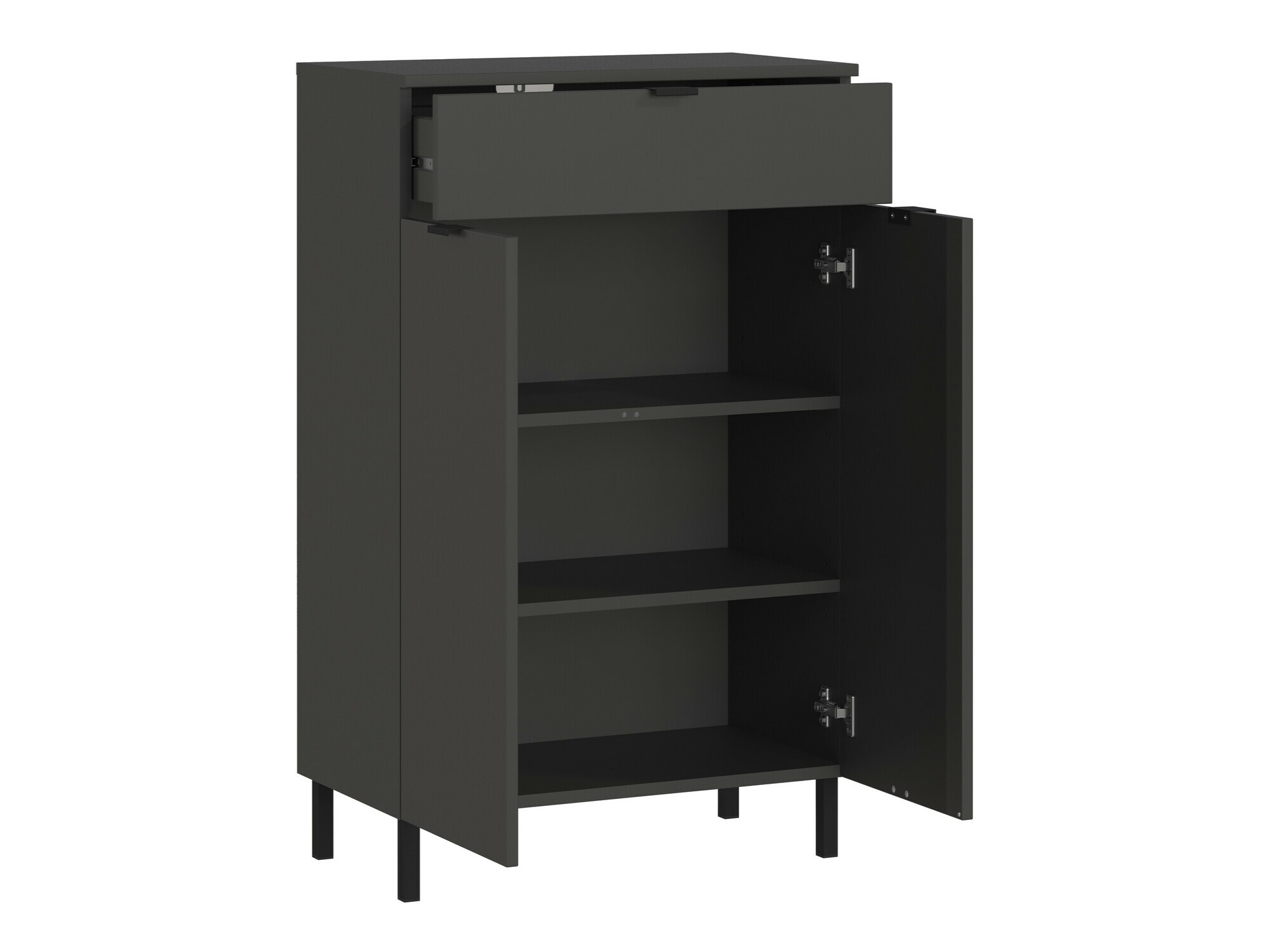 Stāvošs vannas skapītis Felfere 101 (Antracīts)