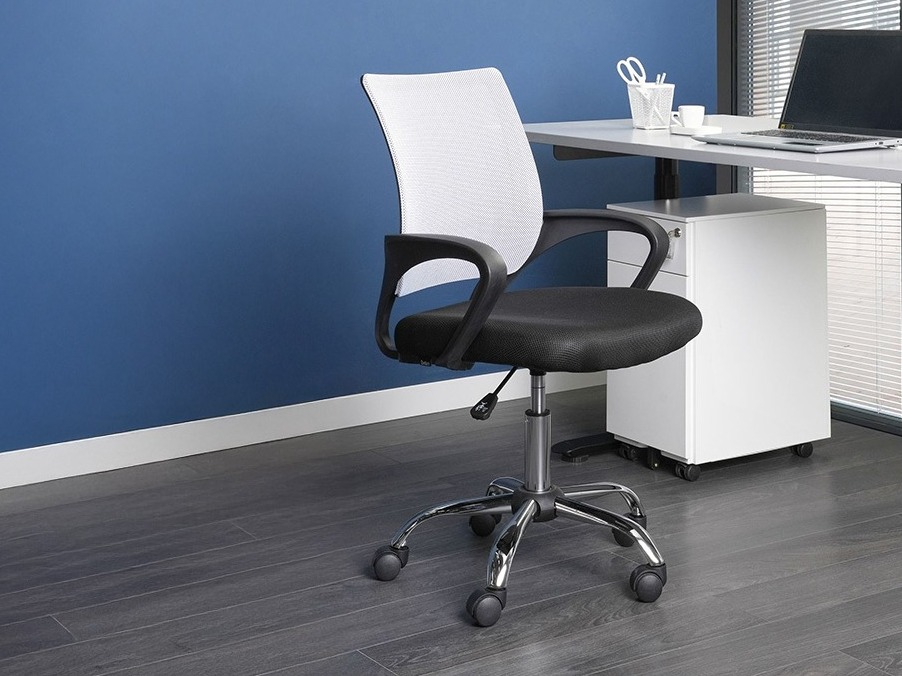 Biroja krēsls Berwyn 2060 (Melns + Balts)