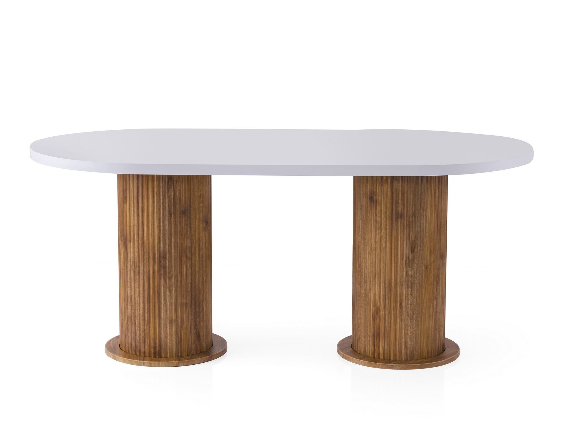 Cтол Kailua 2623 (Белый + Грецкий орех)