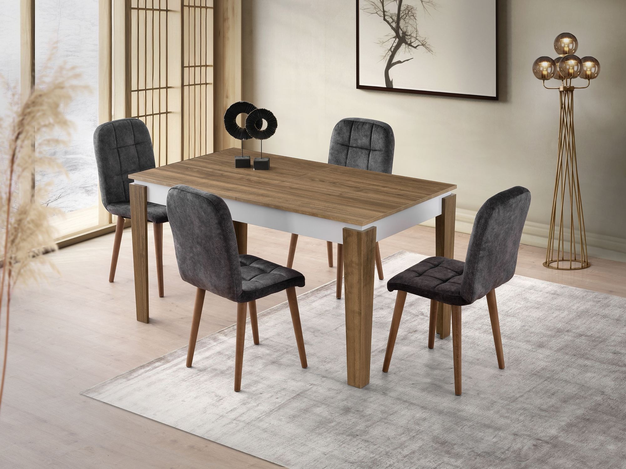 Galds Kailua 2625 (Riekstkoks + Balts)