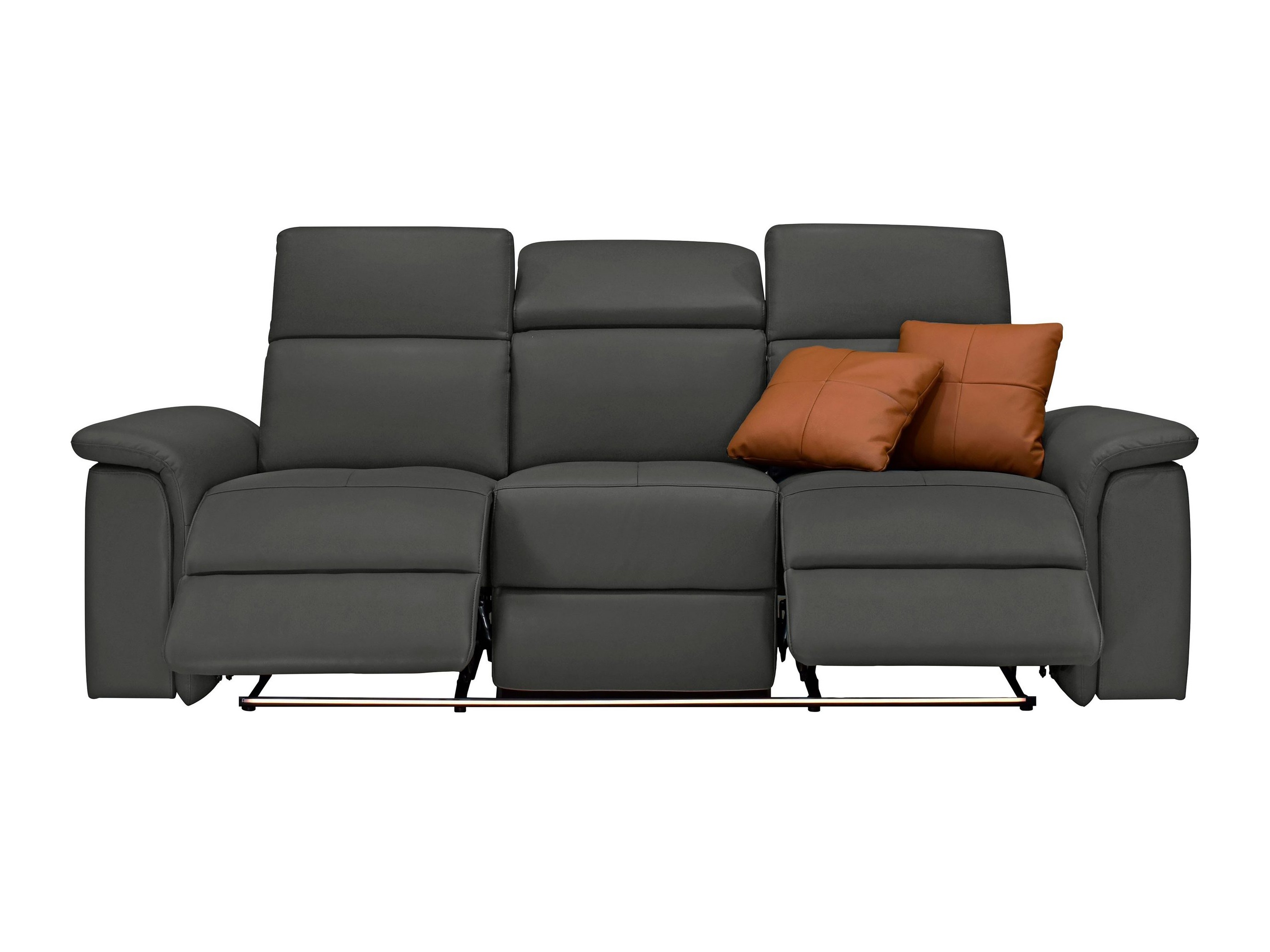 Dīvāns reglainer Denton 1363 (Melns)