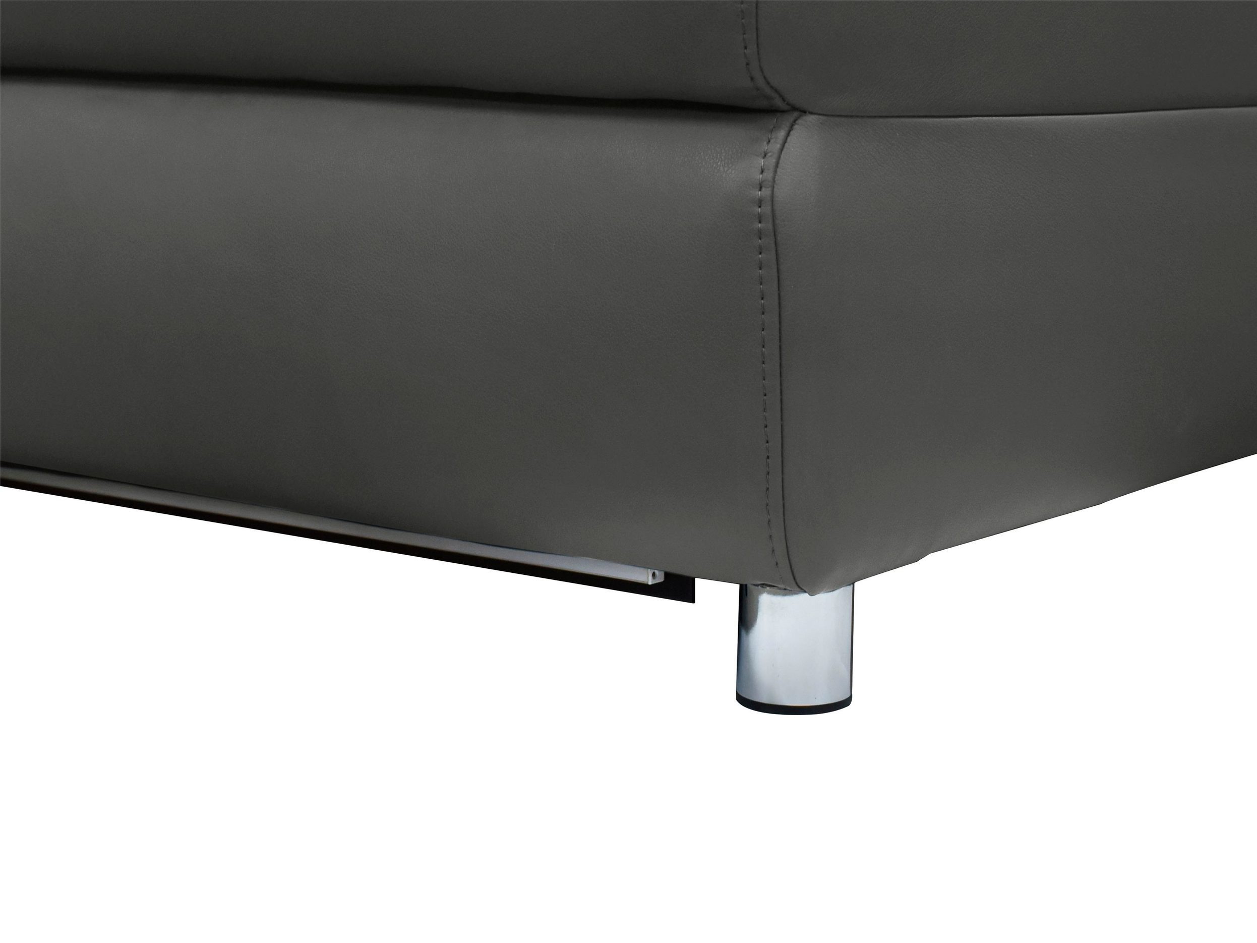 Dīvāns reglainer Denton 1363 (Melns)