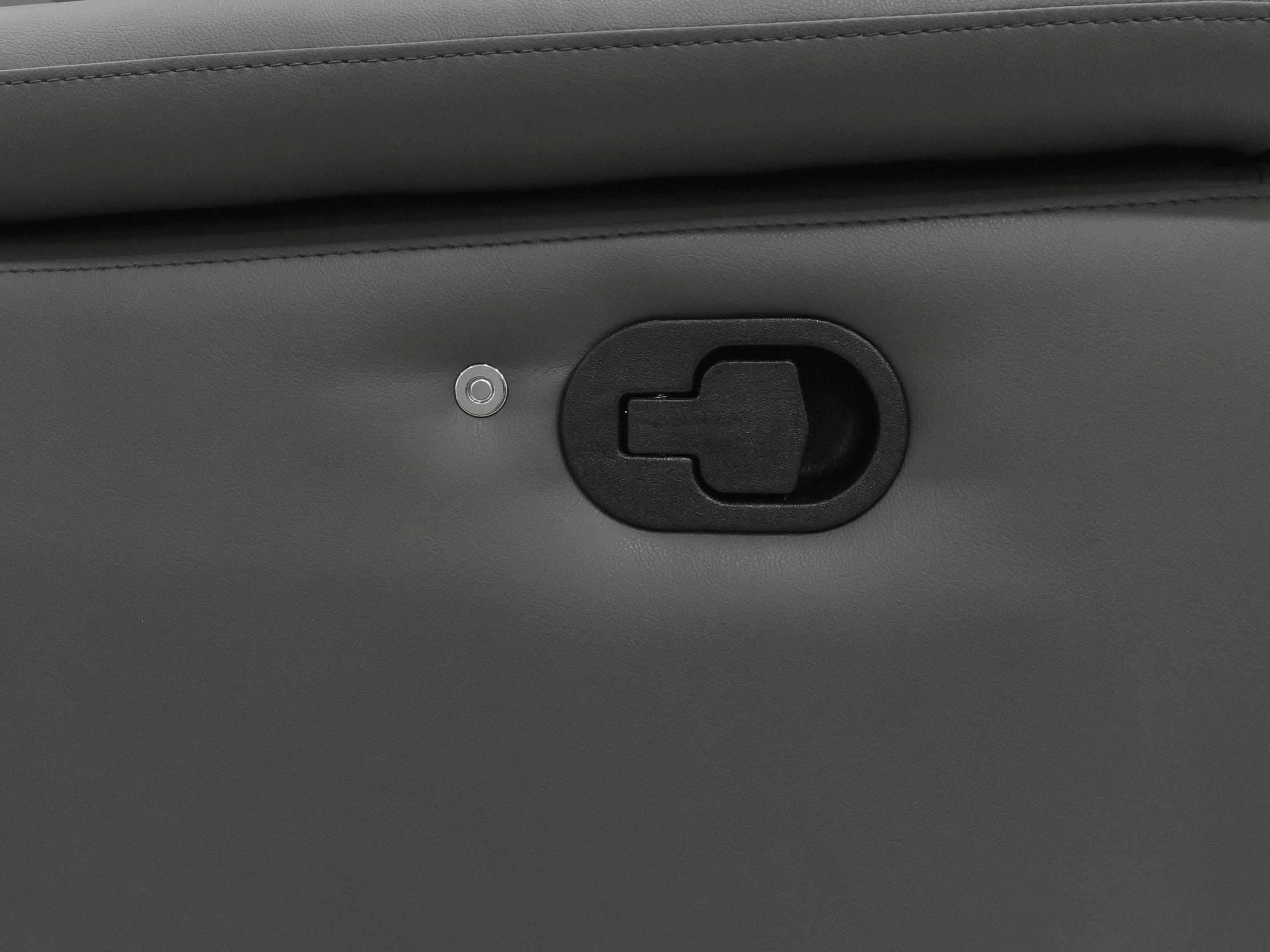 Dīvāns reglainer Denton 1363 (Melns)