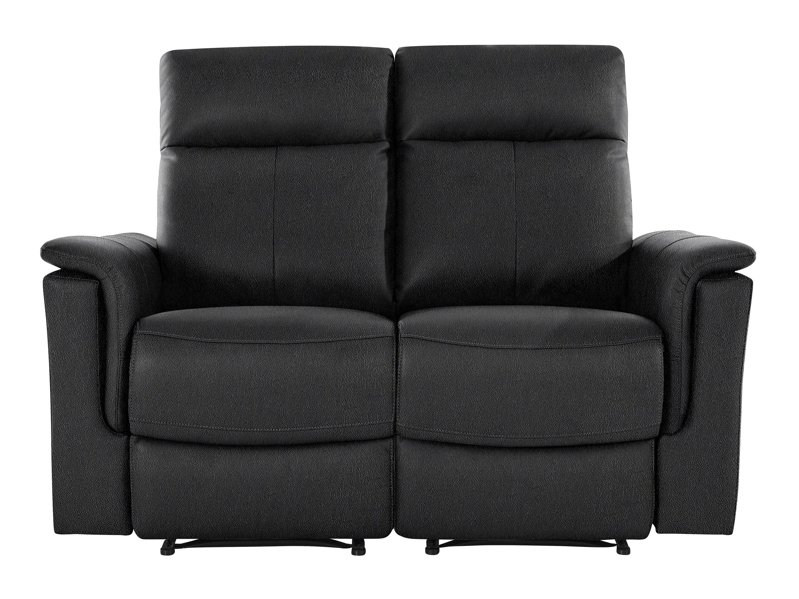 Dīvāns reglainer Denton 1373 (Melns)