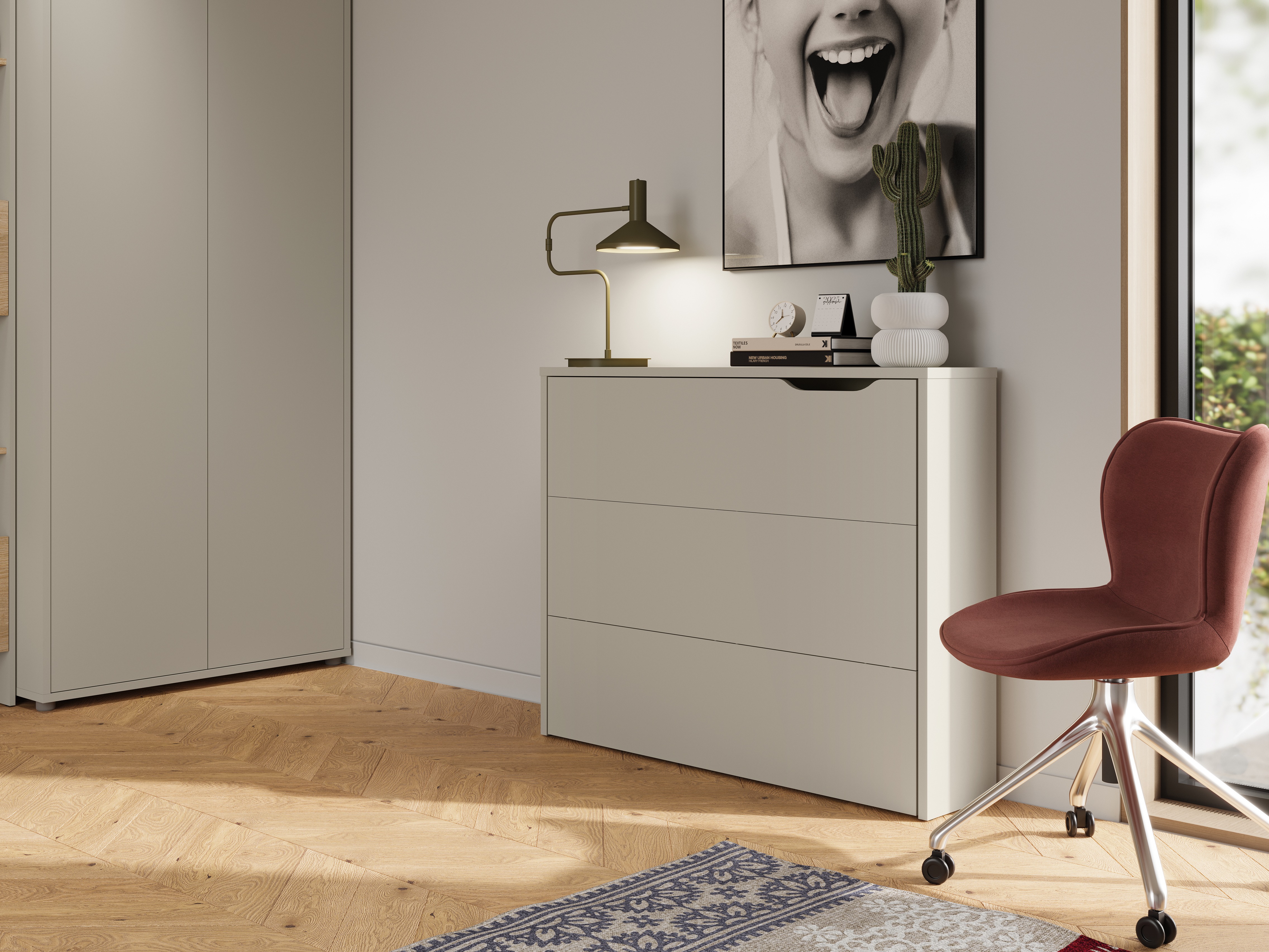 Угловой письменный стол Concept Pro Lenart Levfere 101 (Кашемир)