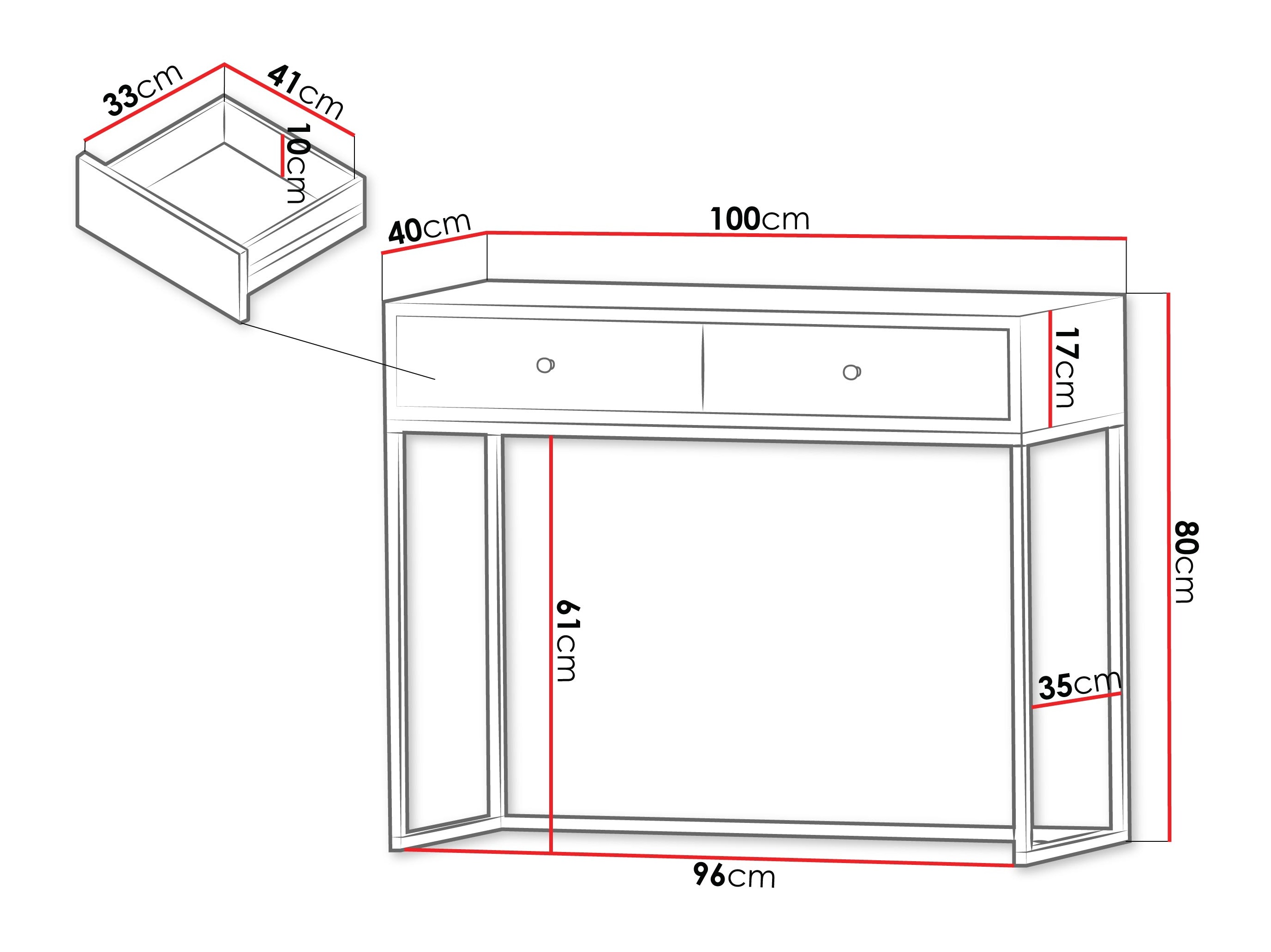 Konsole Comfivo 453 (Kašmirs)
