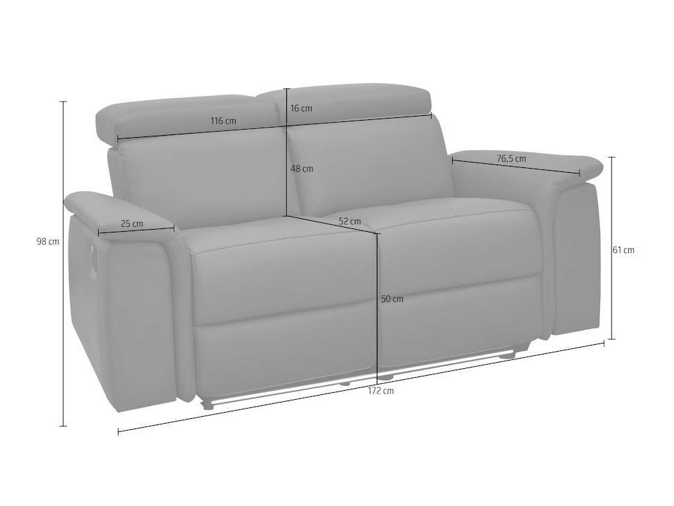 Раскладной диван Denton 1485 (Светло-серый)