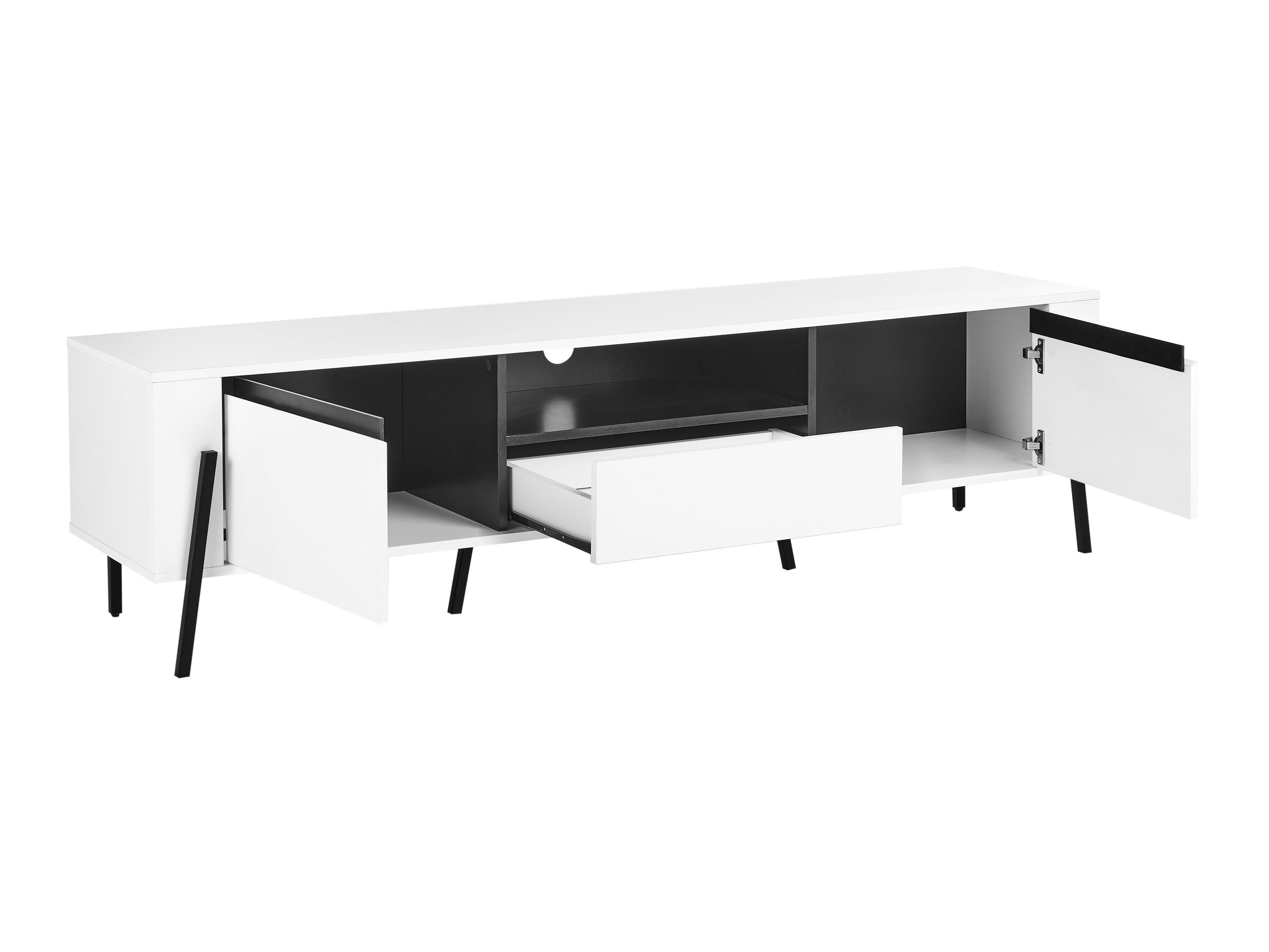 TV galds Berwyn 544 (Balts + Melns)