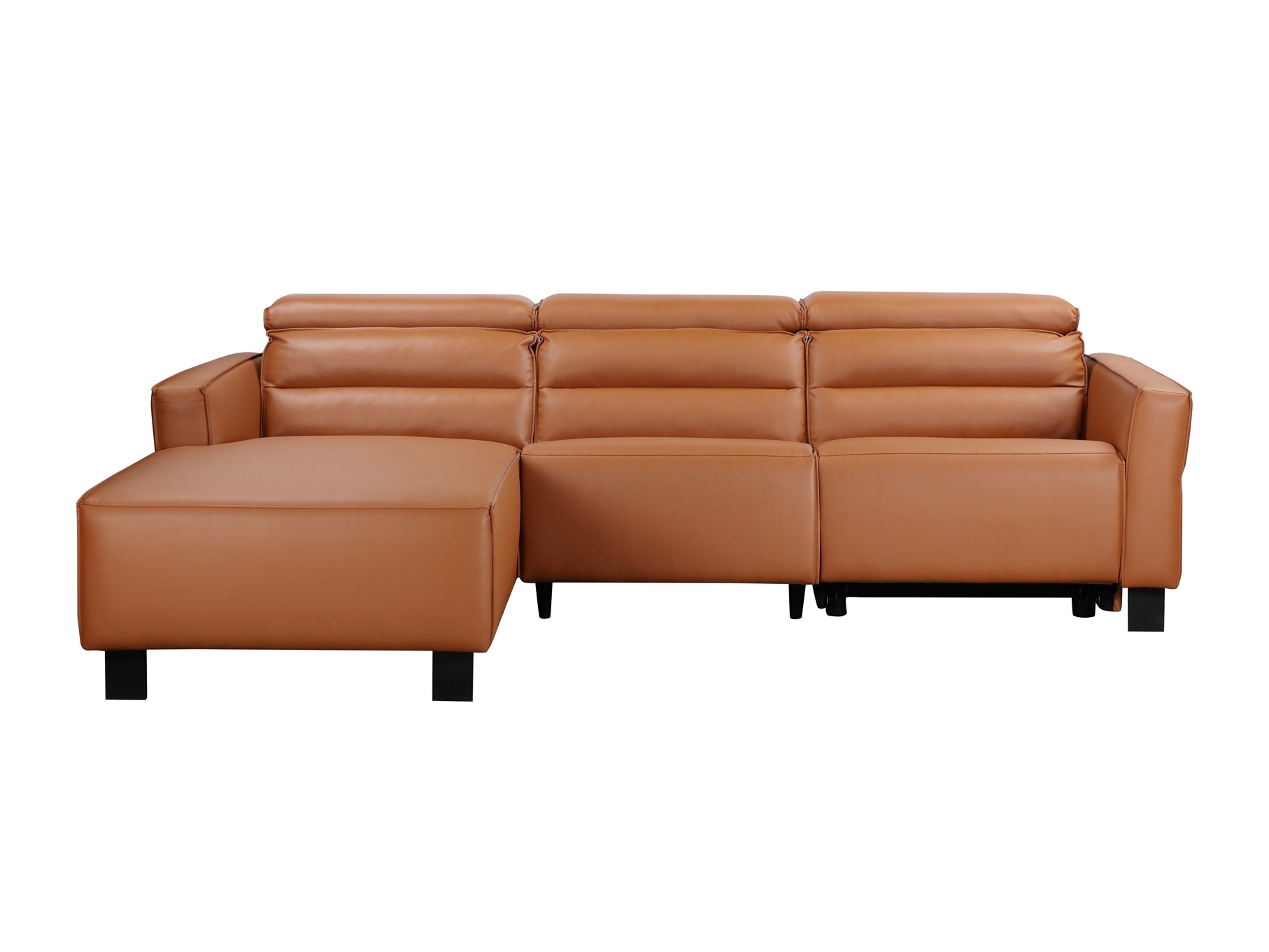 Stūra dīvāns reglaineris Denton 1486 (Brūns)