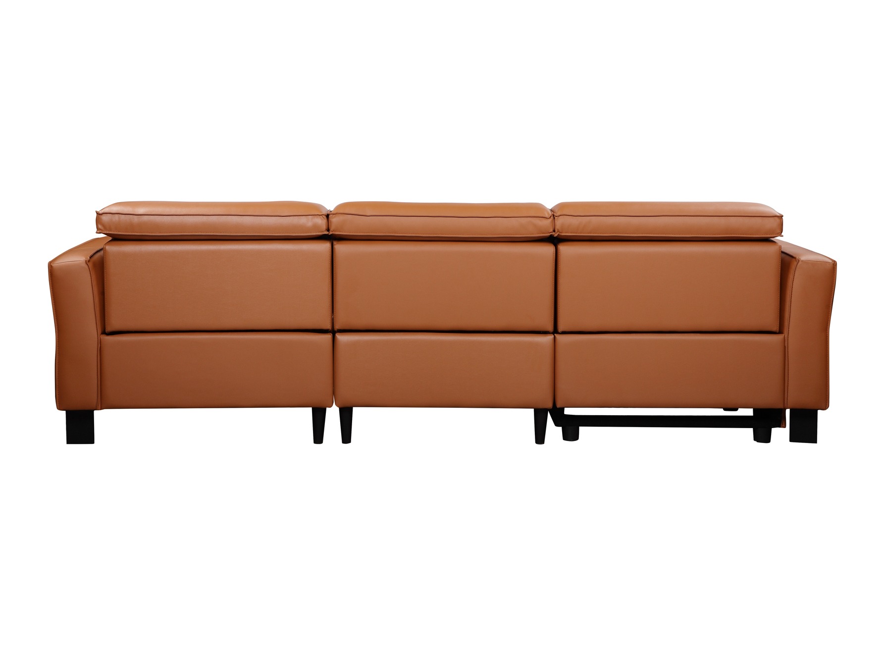 Stūra dīvāns reglaineris Denton 1486 (Brūns)