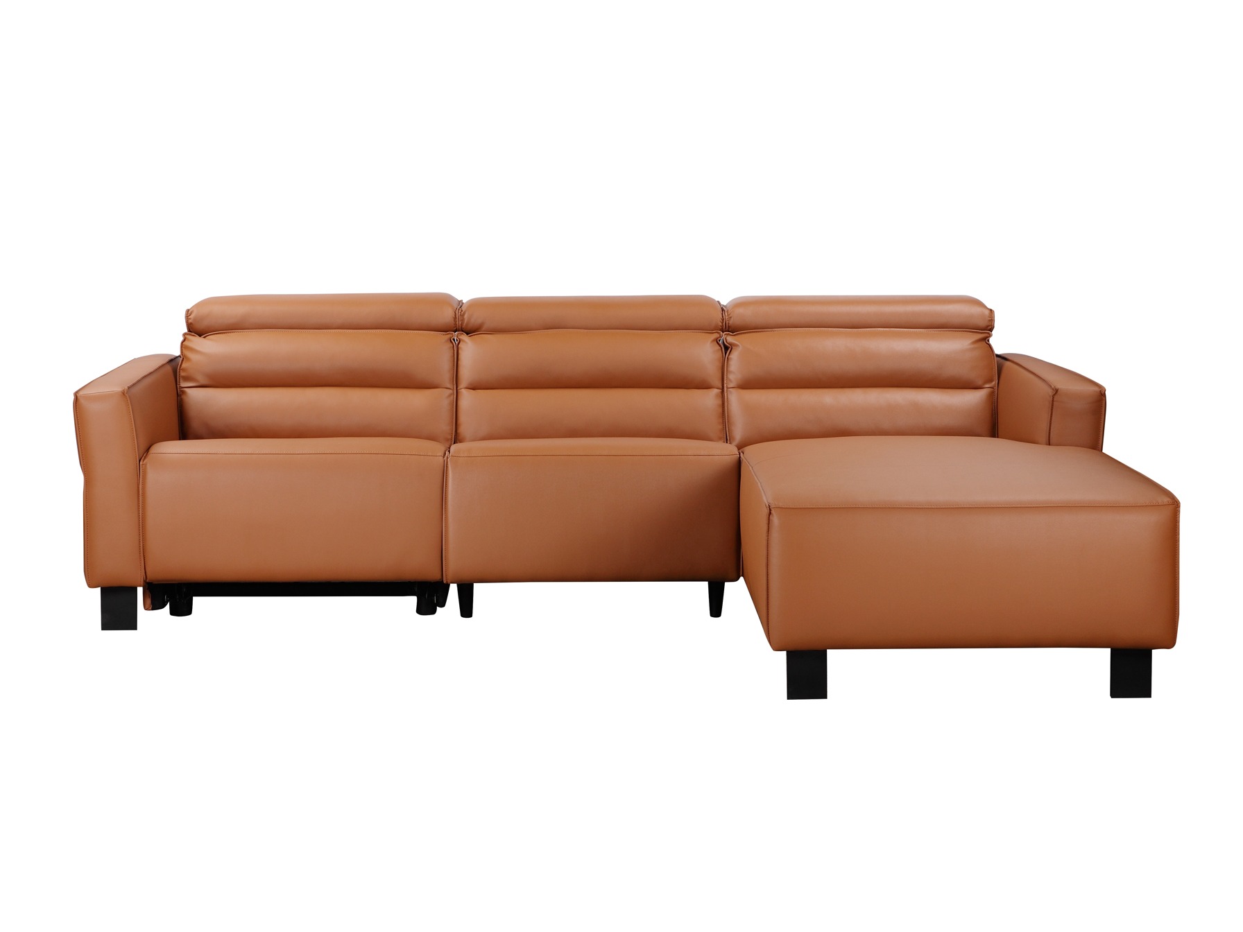 Stūra dīvāns reglaineris Denton 1486 (Brūns)