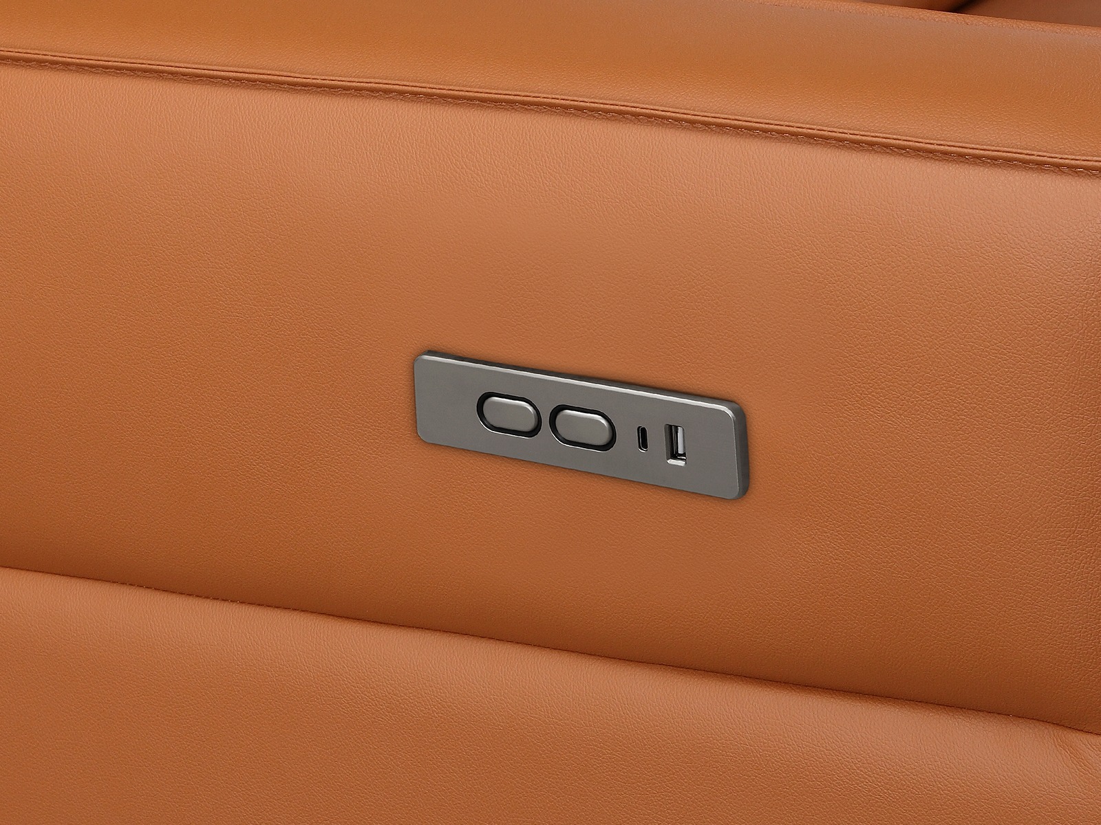 Stūra dīvāns reglaineris Denton 1486 (Brūns)