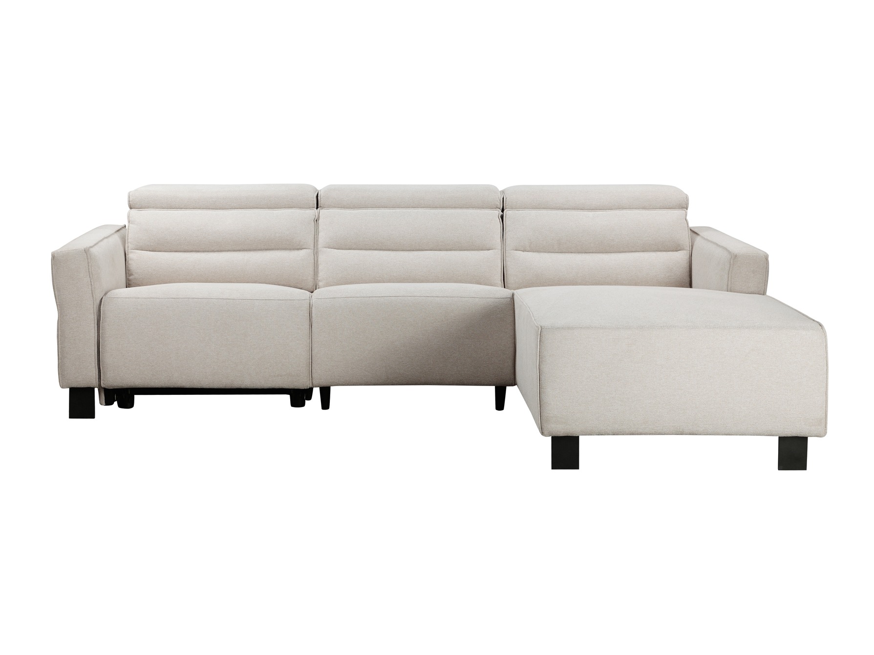 Stūra dīvāns reglaineris Denton 1486 (Krēms)