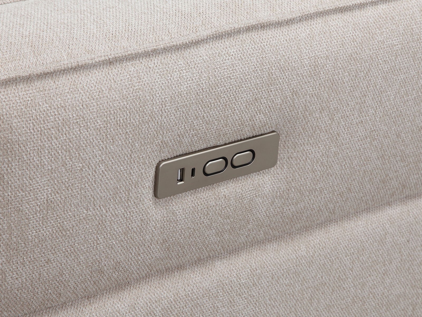 Stūra dīvāns reglaineris Denton 1486 (Krēms)