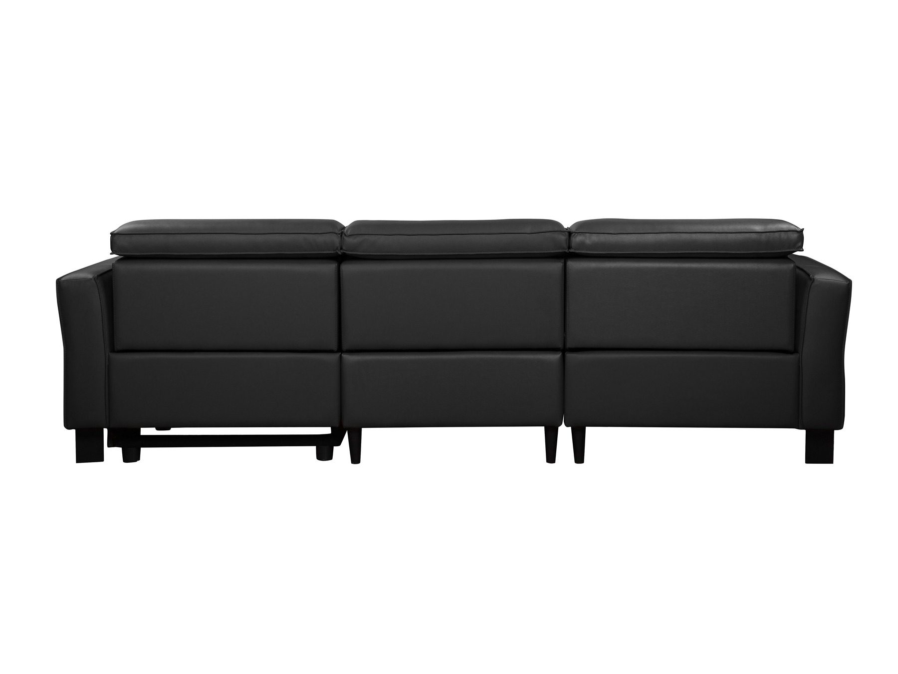 Stūra dīvāns reglaineris Denton 1486 (Melns)