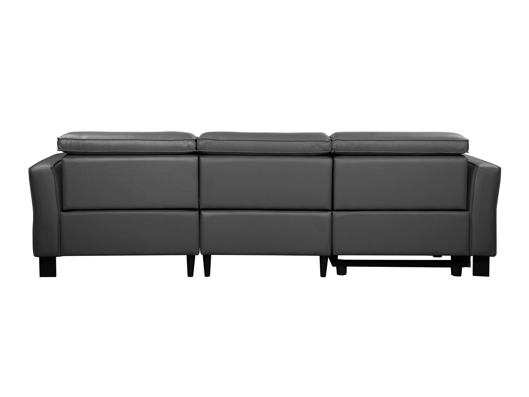 Stūra dīvāns reglaineris Denton 1486 (Pelēks)