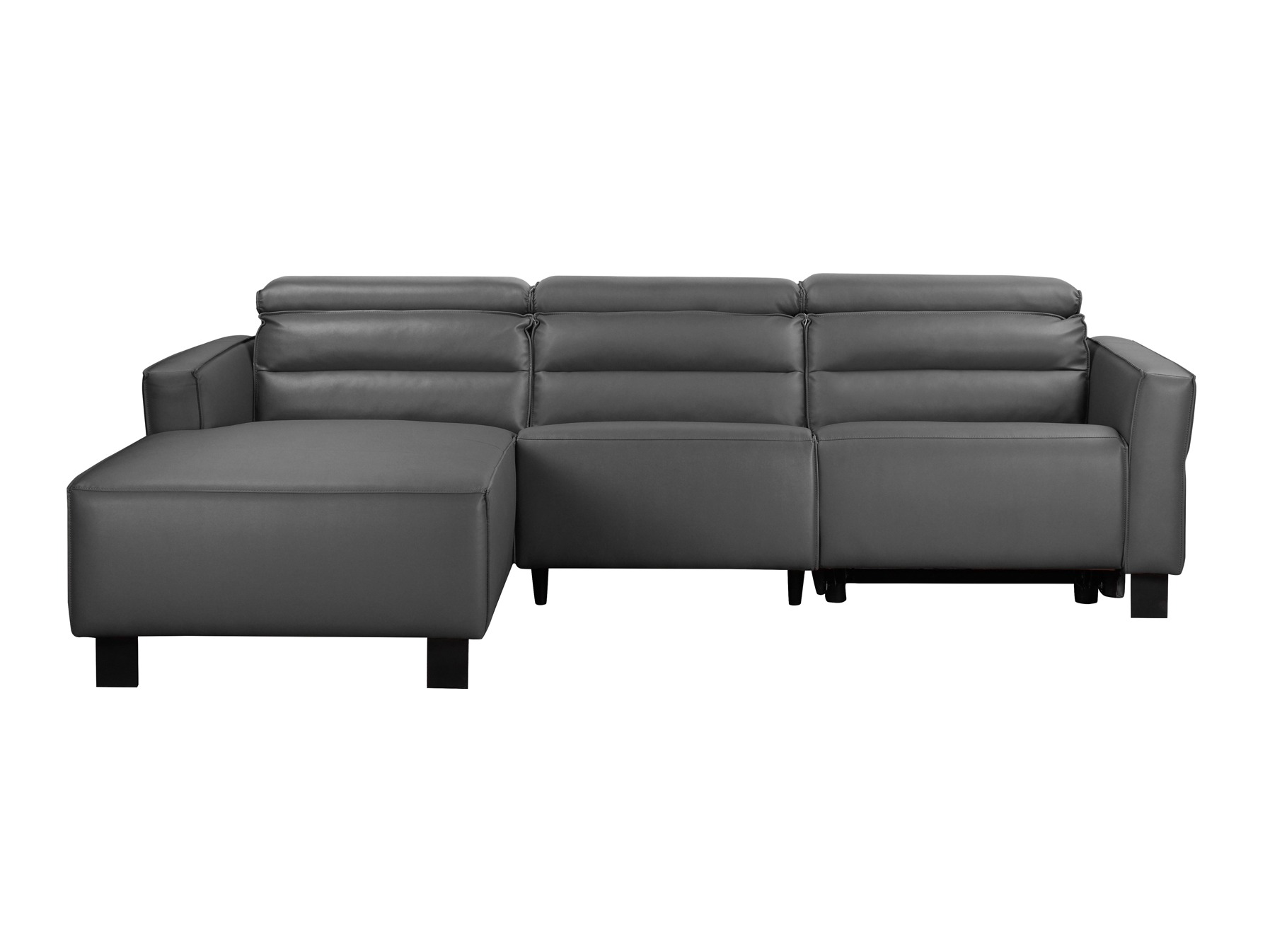 Stūra dīvāns reglaineris Denton 1486 (Pelēks)