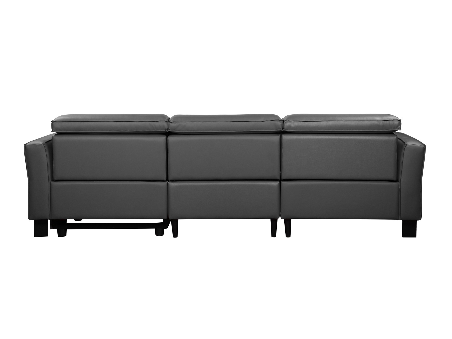 Stūra dīvāns reglaineris Denton 1486 (Pelēks)