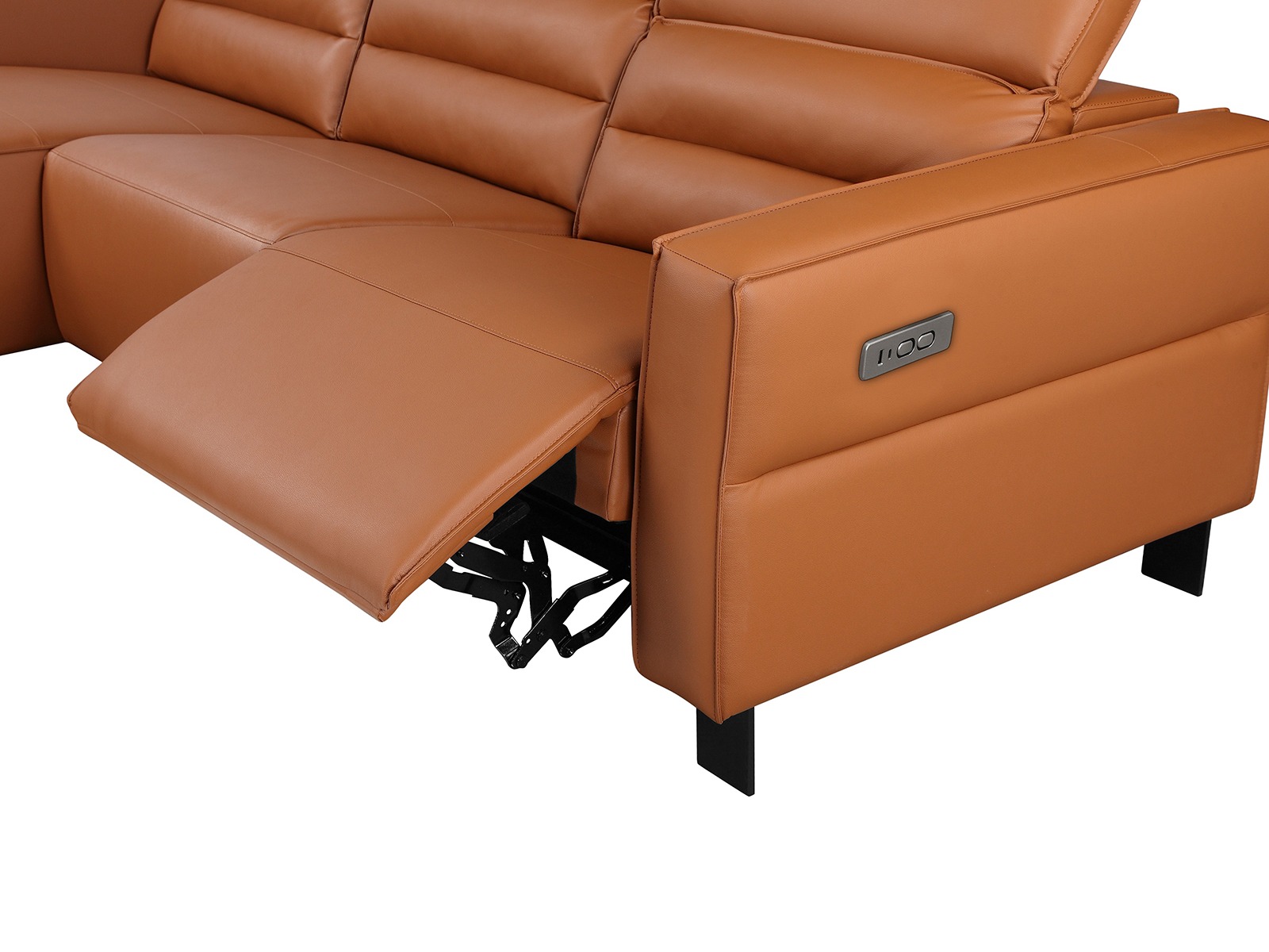 Угловой диван реклайнер Denton 1486 (Коричневый)