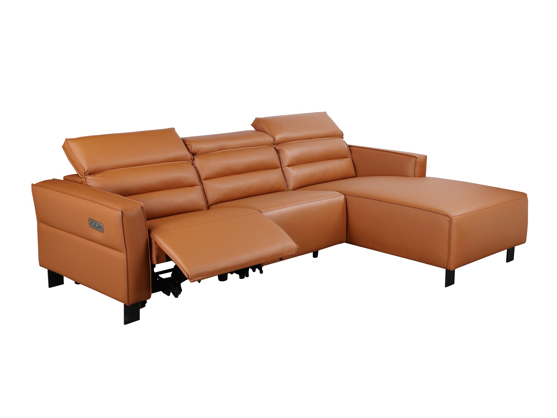 Угловой диван реклайнер Denton 1486 (Коричневый)