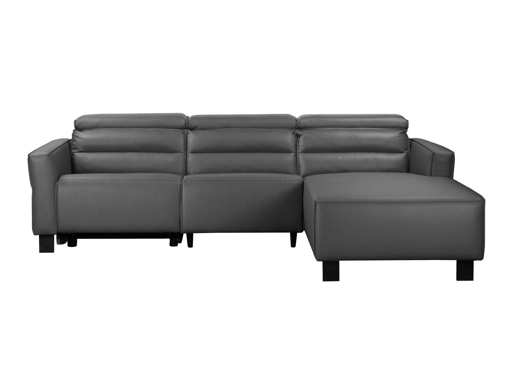 Угловой диван реклайнер Denton 1486 (Серый)