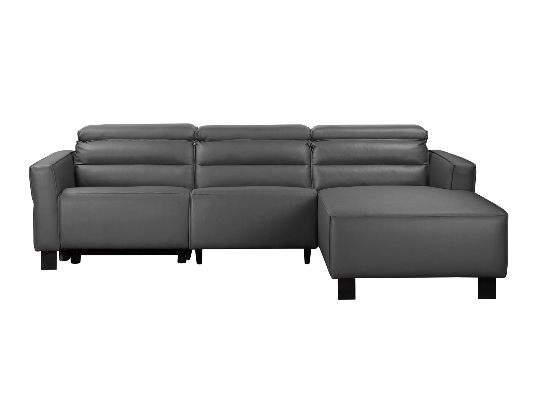 Угловой диван реклайнер Denton 1486 (Серый)