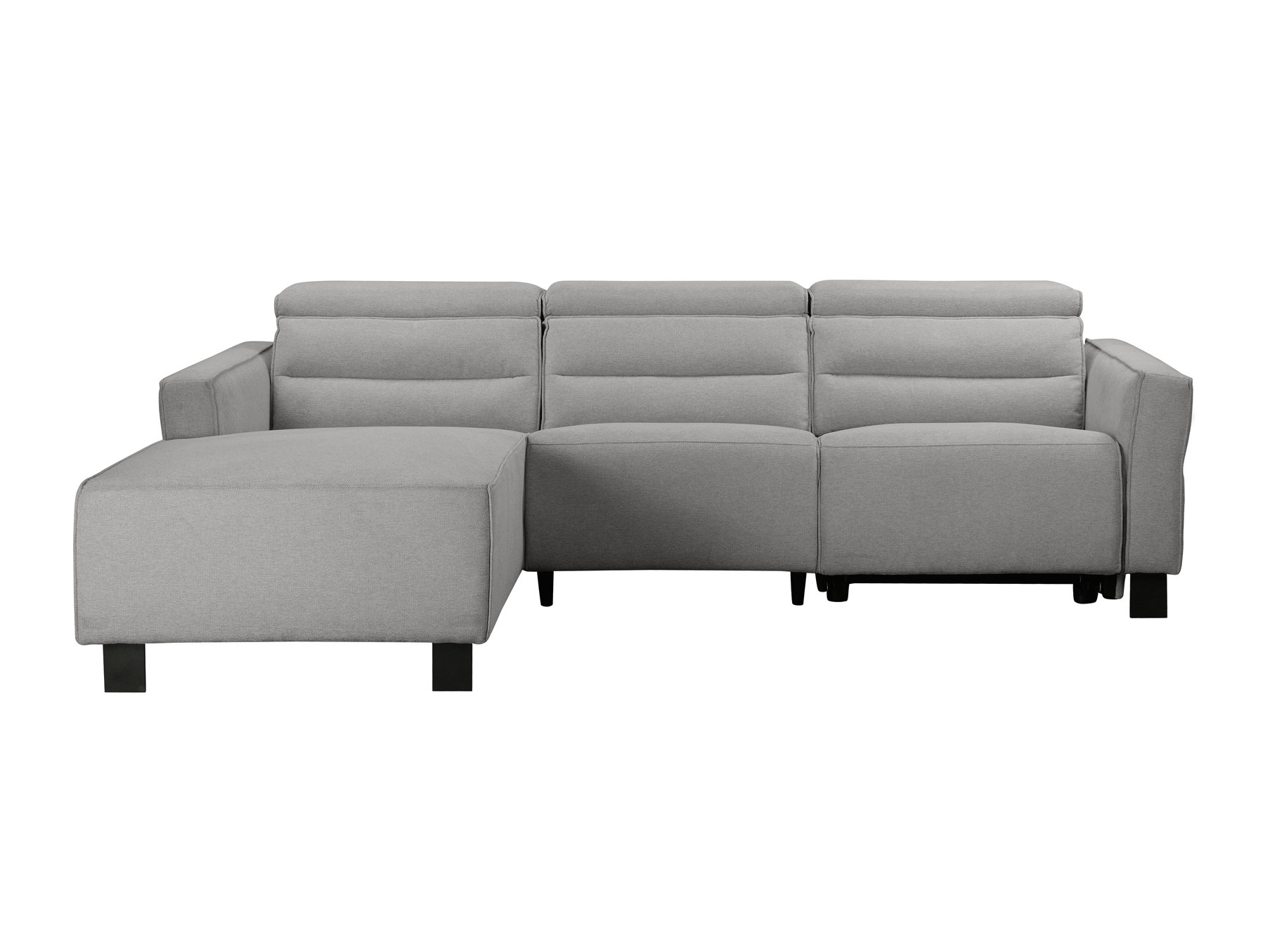 Угловой диван реклайнер Denton 1486 (Светло-серый)