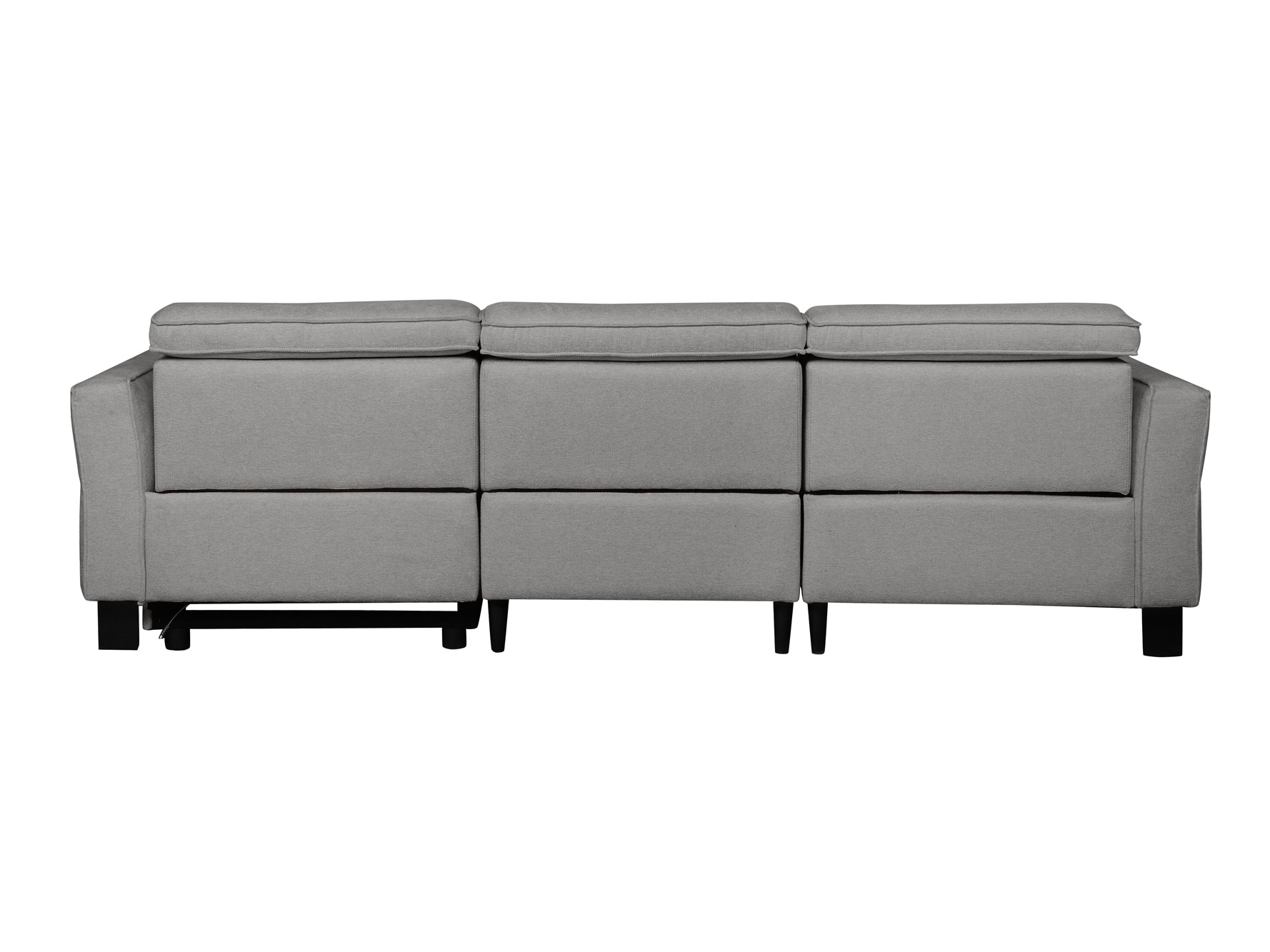 Угловой диван реклайнер Denton 1486 (Светло-серый)