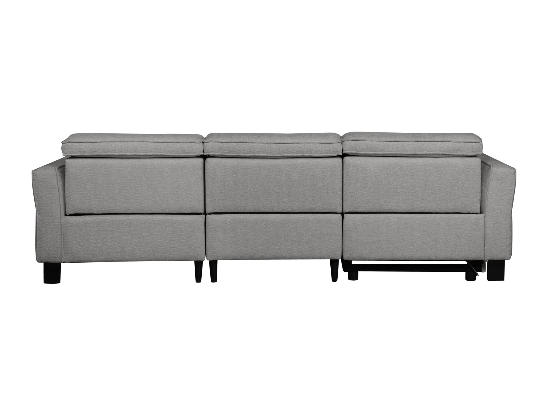 Угловой диван реклайнер Denton 1486 (Светло-серый)