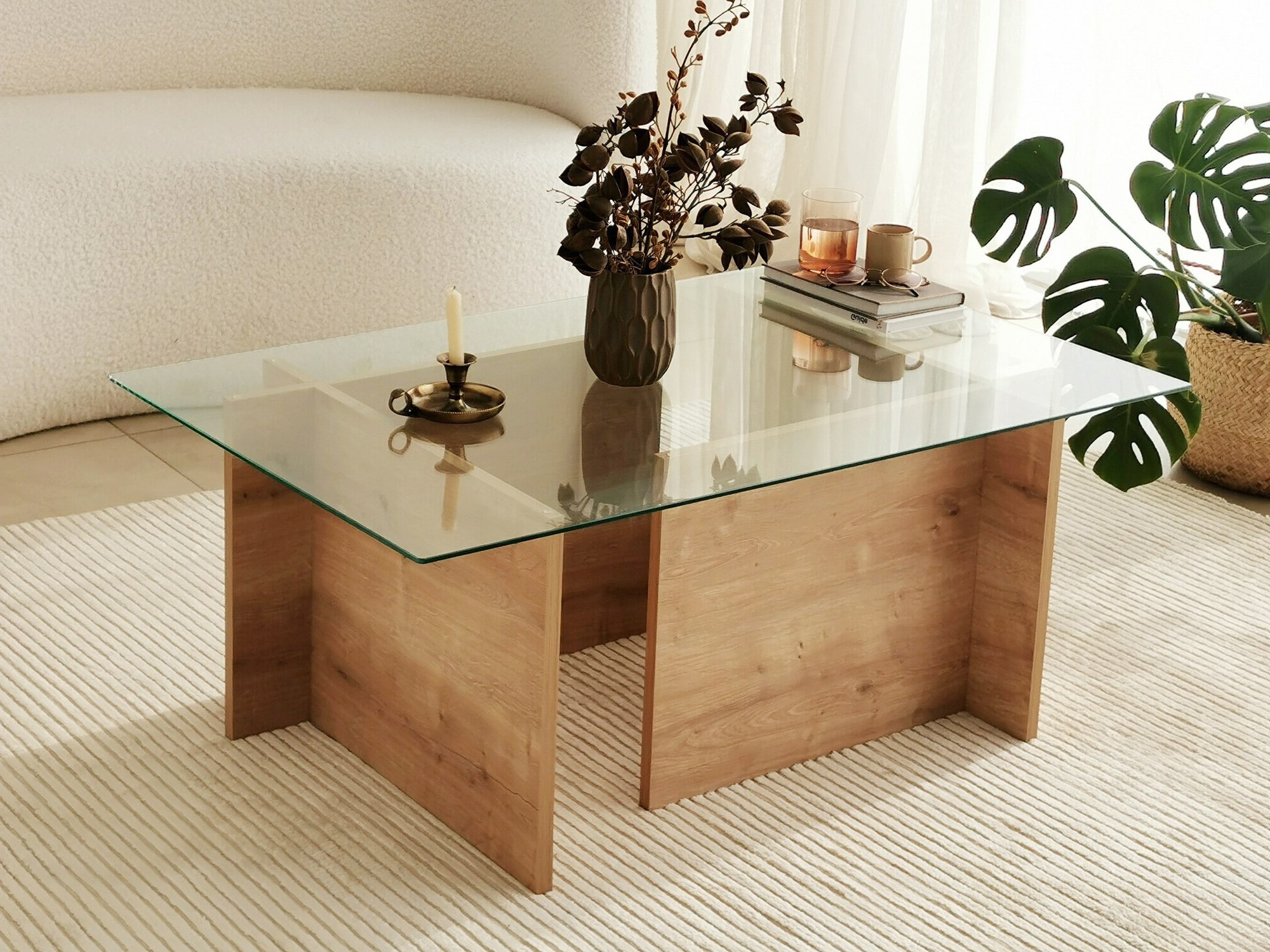 Žurnālu galdiņš Asheboro 176 (Ozols)