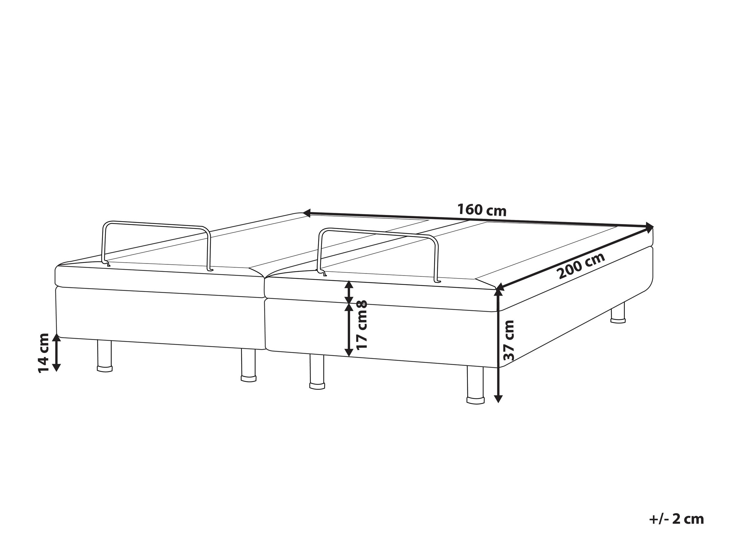 Кровать Berwyn 2750 (Светло-бежевый)