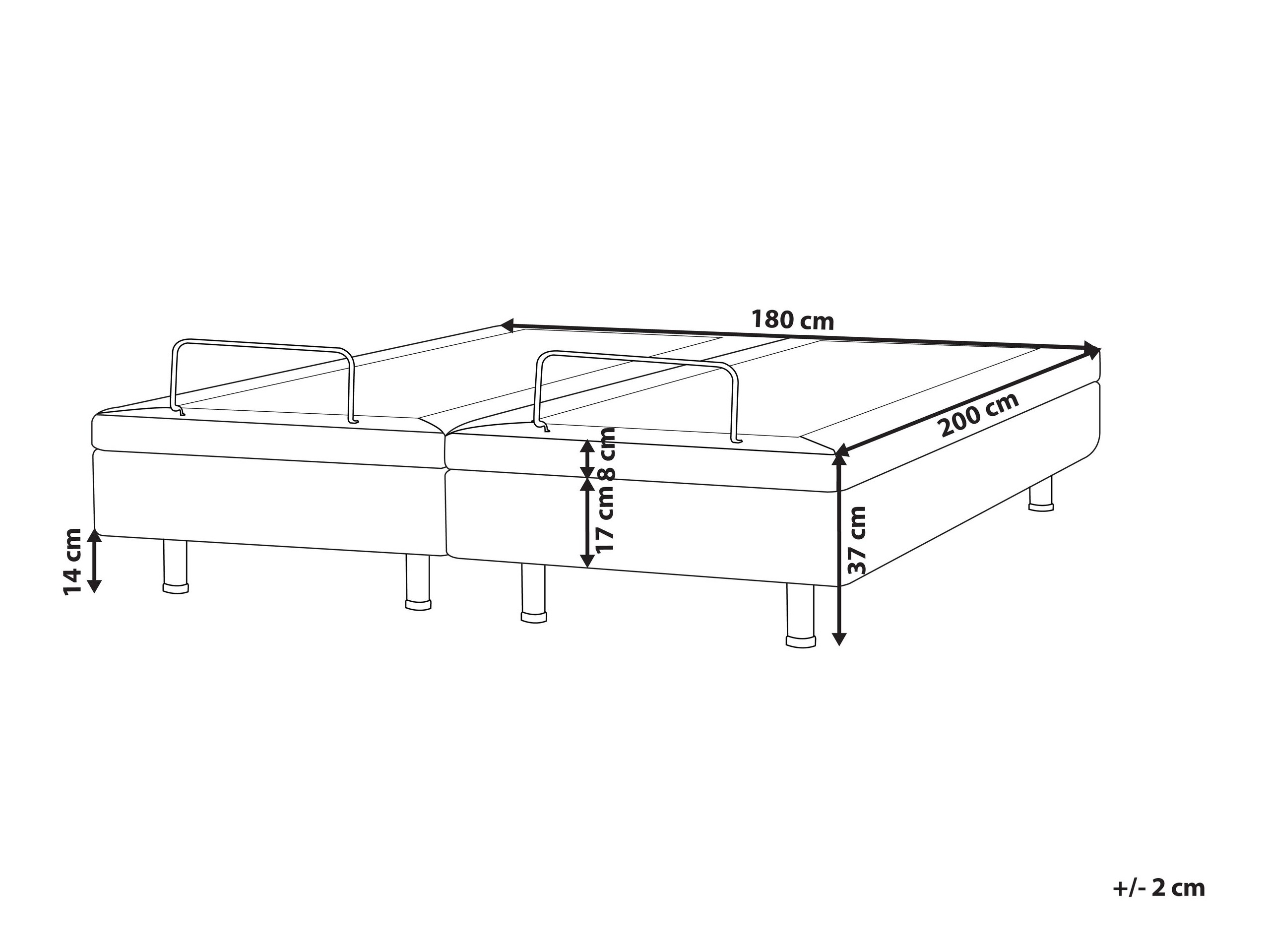 Кровать Berwyn 2750 (Светло-бежевый)