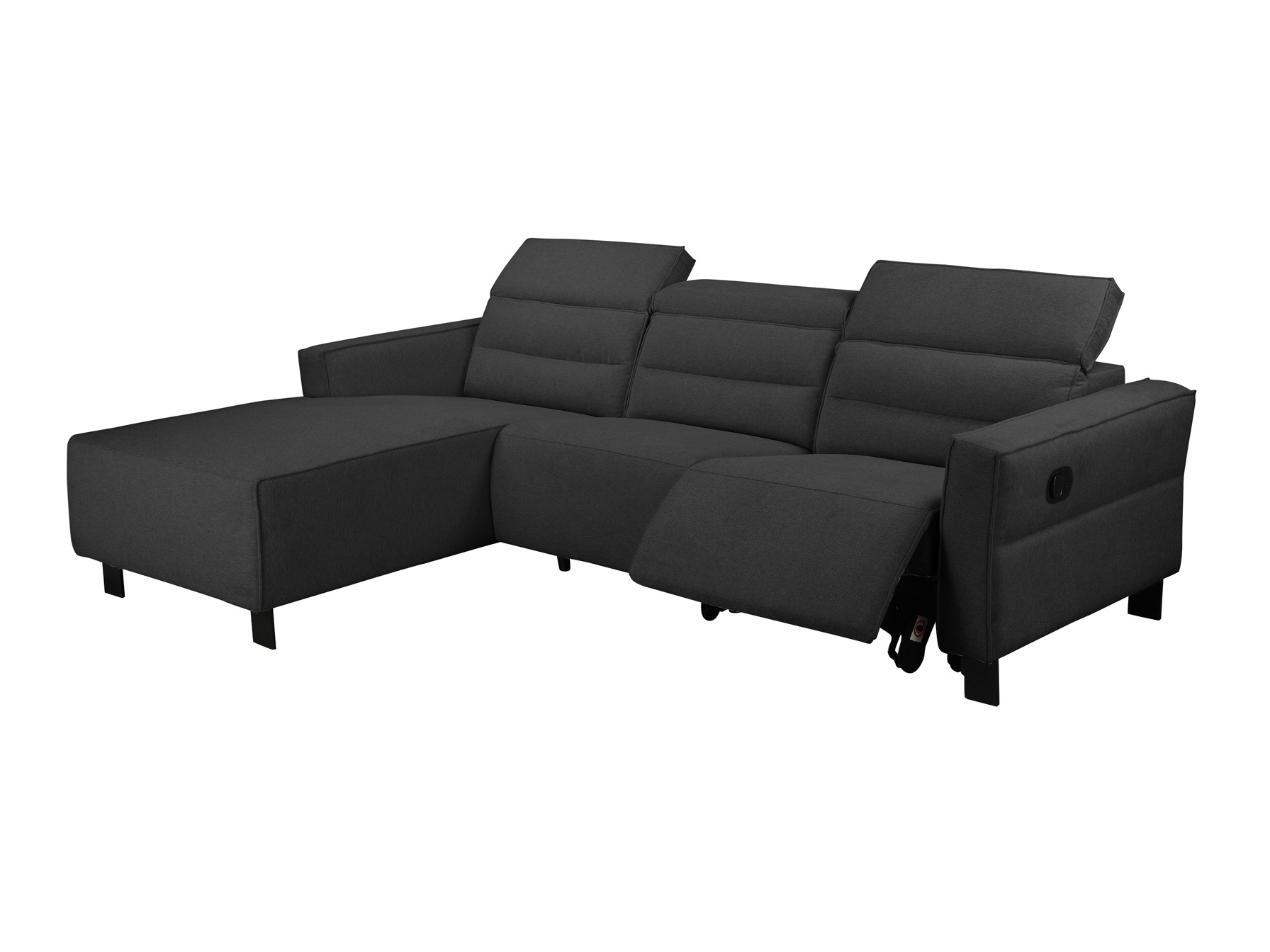 Stūra dīvāns reglaineris Denton 1487 (Antracīts)