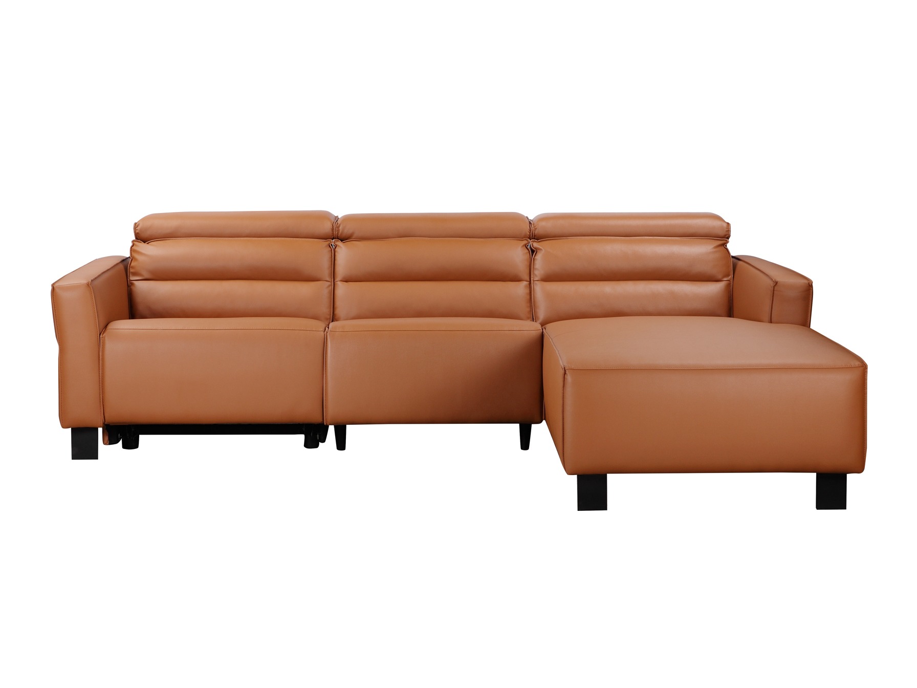 Stūra dīvāns reglaineris Denton 1487 (Brūns)