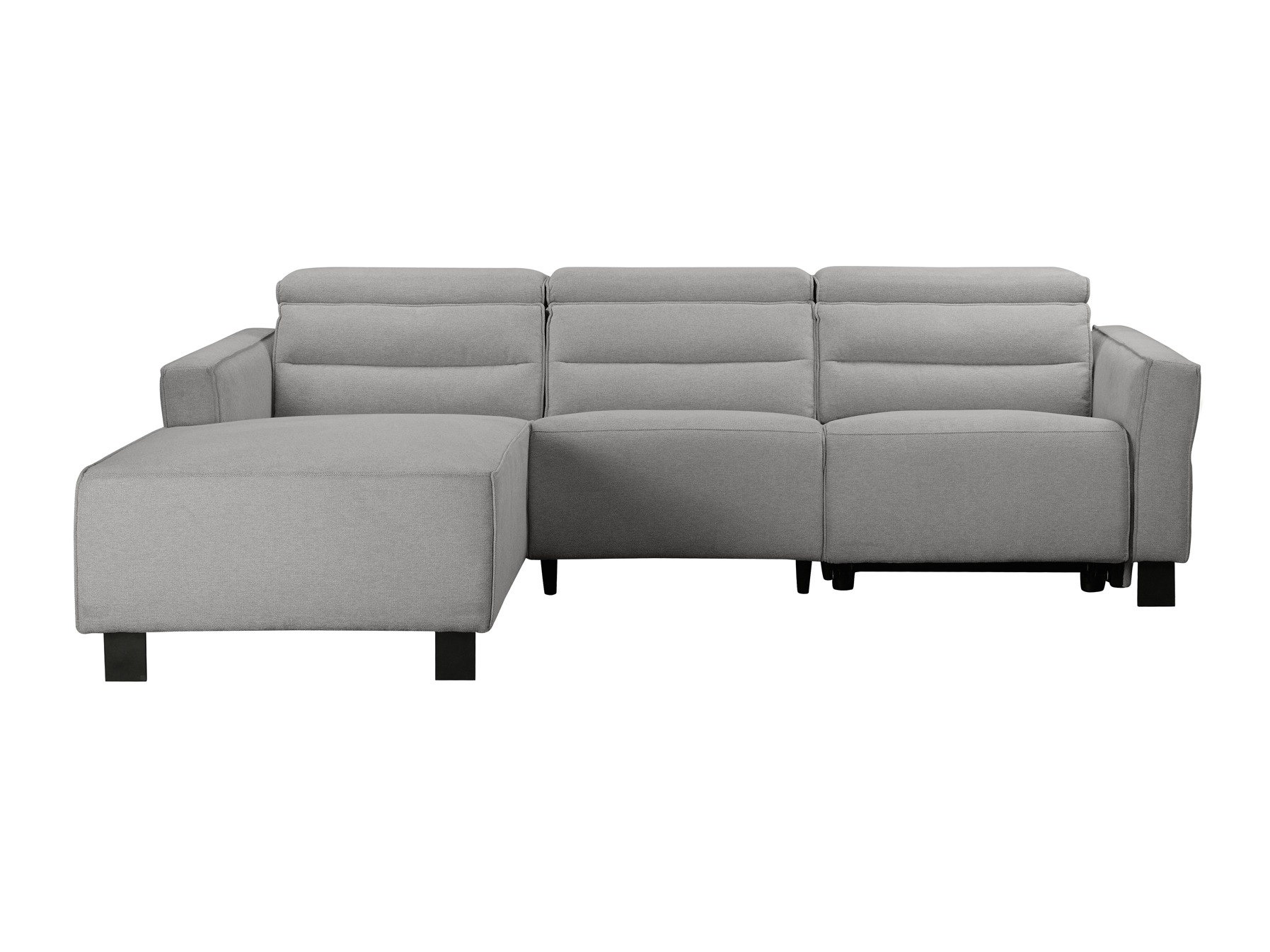 Stūra dīvāns reglaineris Denton 1487 (Gaiši pelēks)